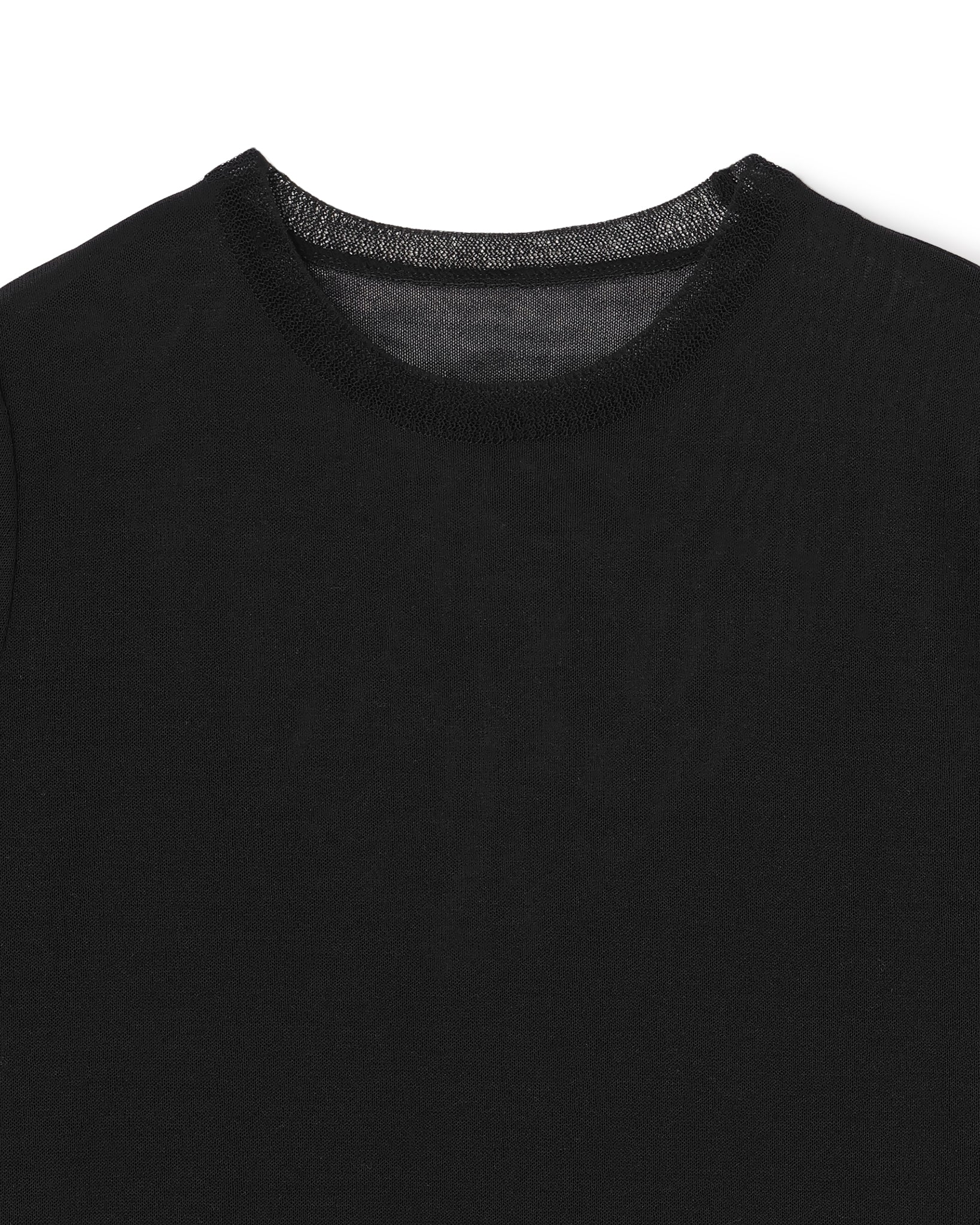 WOOL NYLON SHORT SLEEVE KNIT DRESS(ウールナイロンショートスリーブニットドレス)|BIYOMA(ビヨーマ)OFFICIAL ONLINE STORE