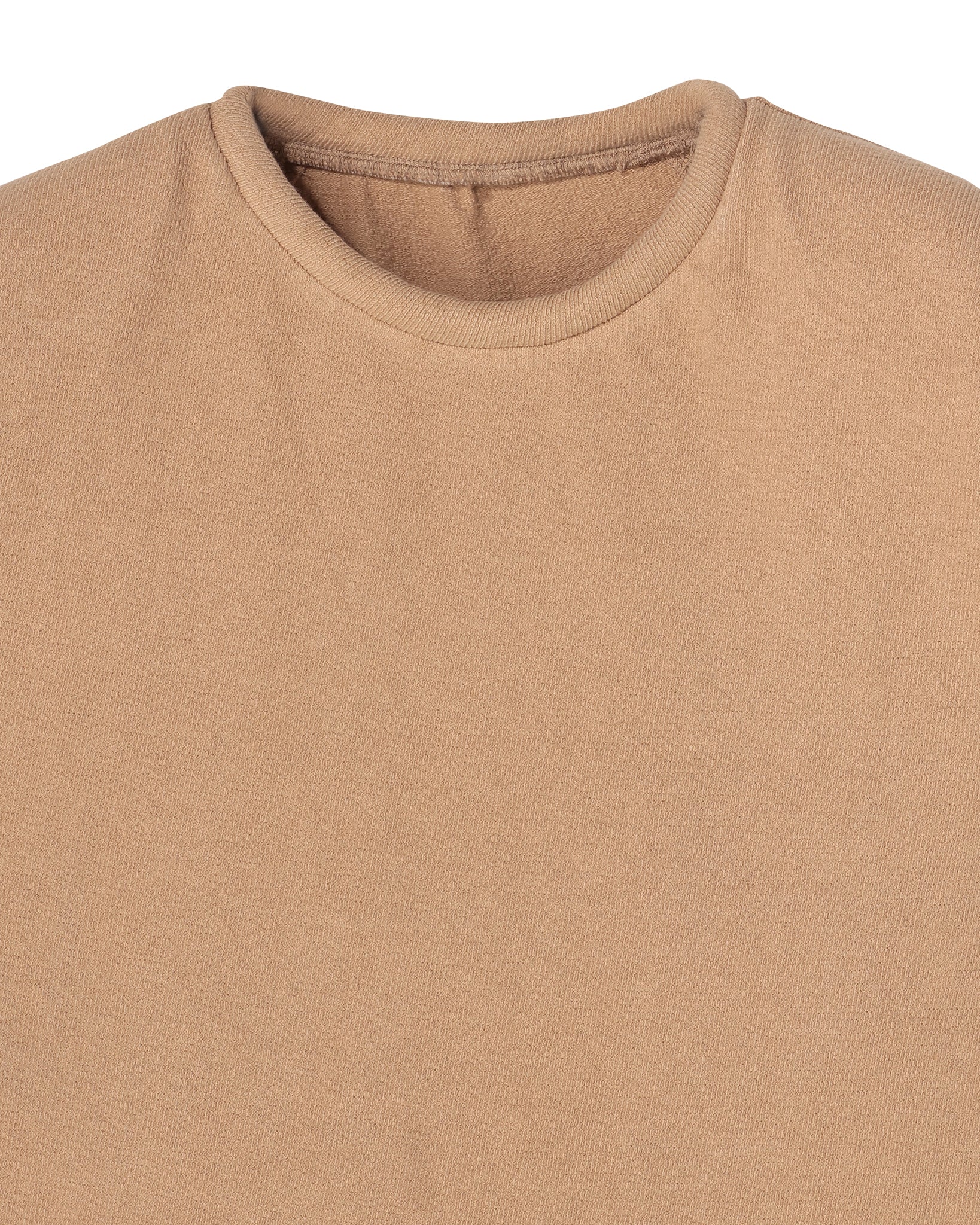 COTTON LINEN RIB NO SLEEVE DRESS