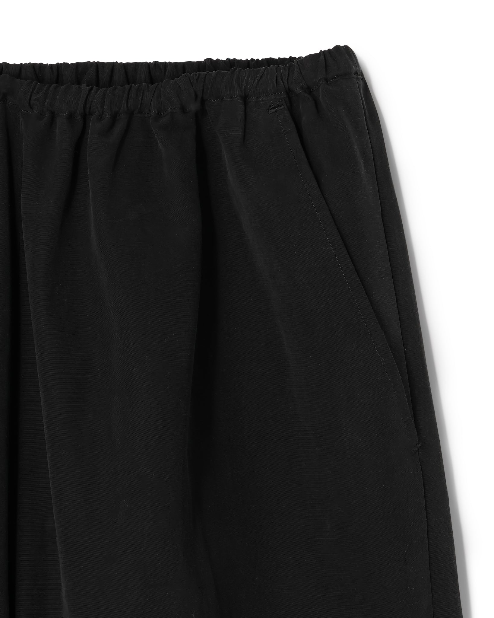 CUPRO COTTON CROPPED WIDE PANTS