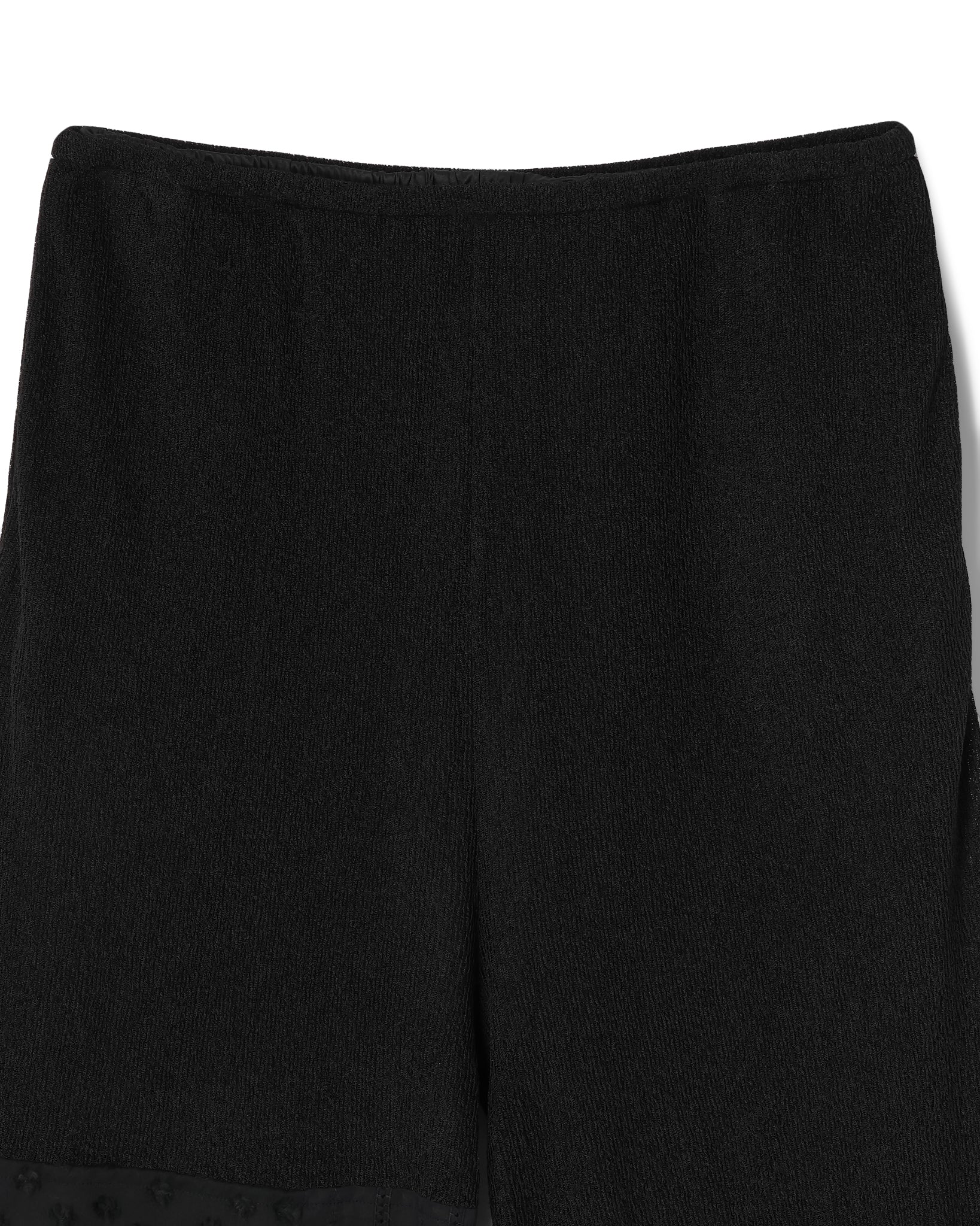 POLYESTER POWDERY KNIT LACE COMBI PANTS(ポリエステルパウダリーニットレースコンビパンツ)|BIYOMA(ビヨーマ)OFFICIAL ONLINE STORE