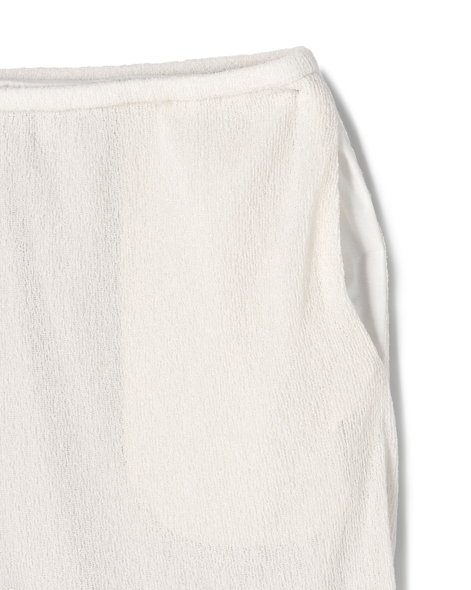 POLYESTER POWDERY KNIT LACE COMBI PANTS(ポリエステルパウダリーニットレースコンビパンツ)|BIYOMA(ビヨーマ)OFFICIAL ONLINE STORE