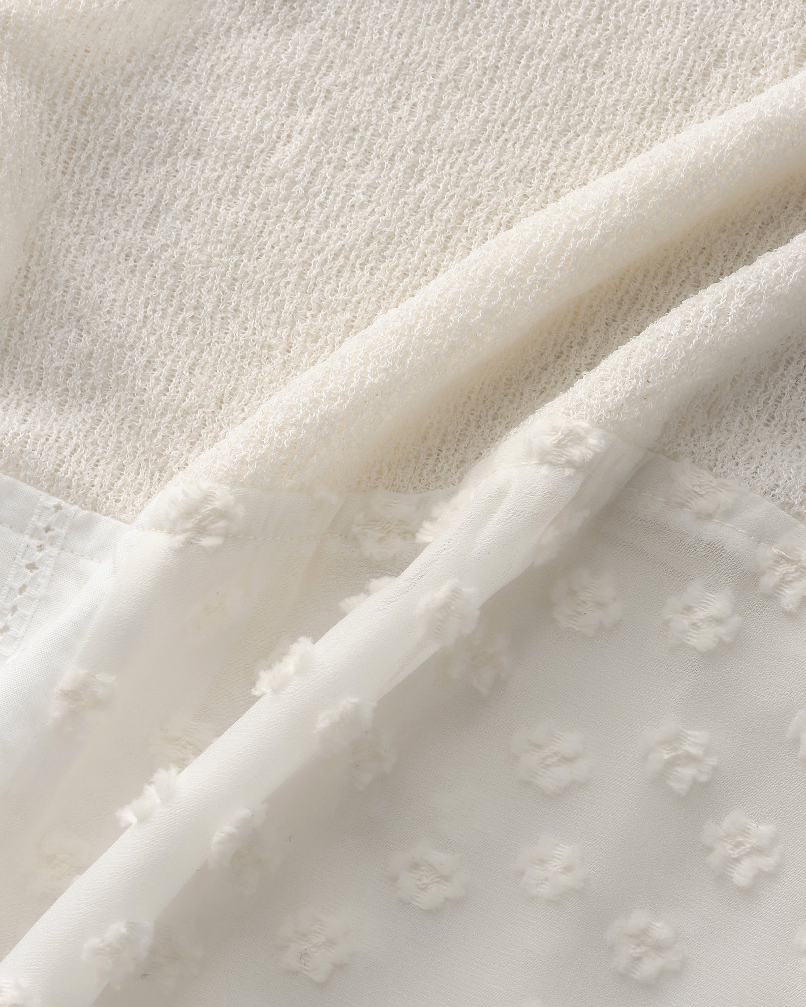 POLYESTER POWDERY KNIT LACE COMBI PANTS(ポリエステルパウダリーニットレースコンビパンツ)|BIYOMA(ビヨーマ)OFFICIAL ONLINE STORE