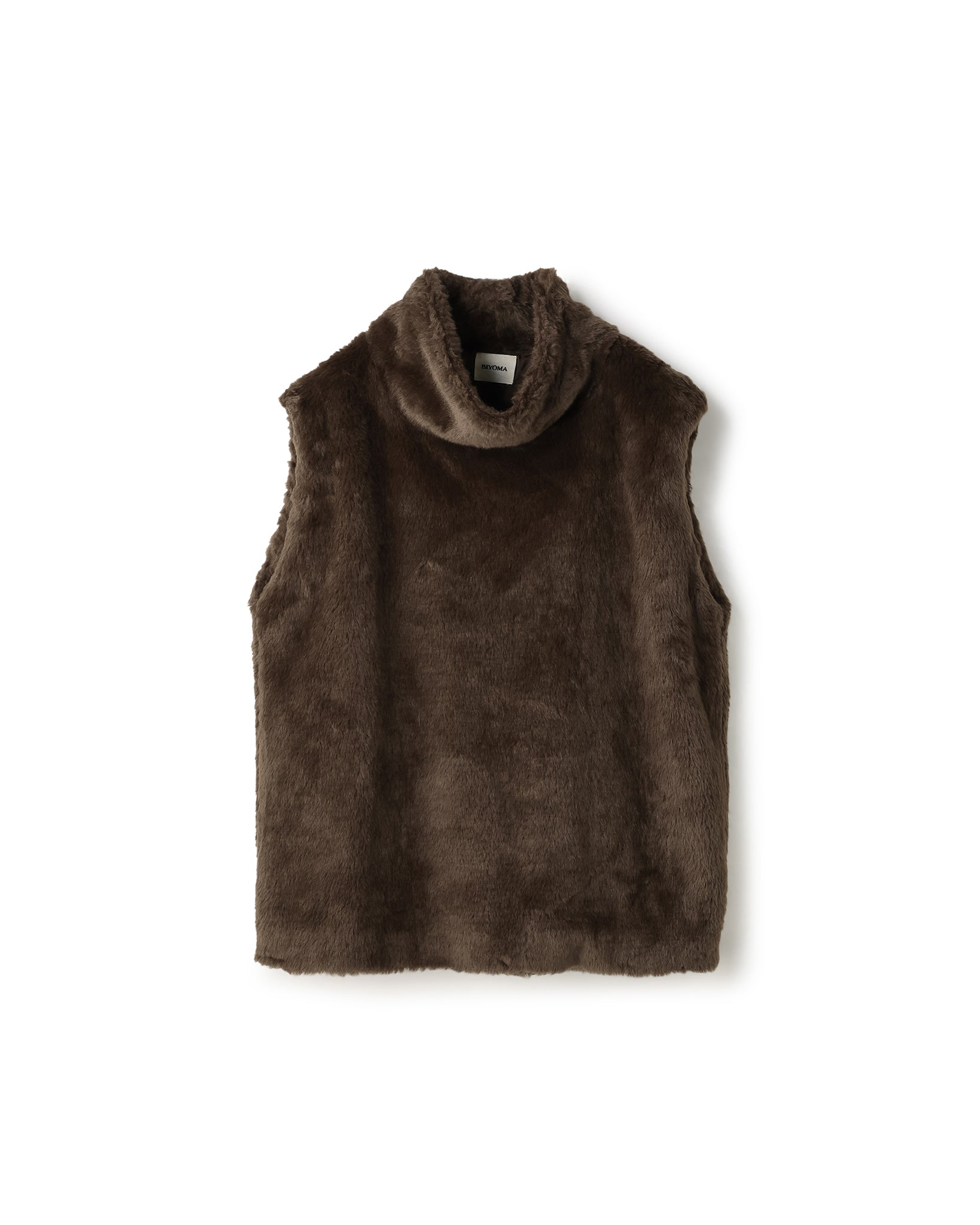 ECO FUR NO SLEEVE VEST(エコファーノースリーブベスト)|BIYOMA(ビヨーマ)OFFICIAL ONLINE STORE