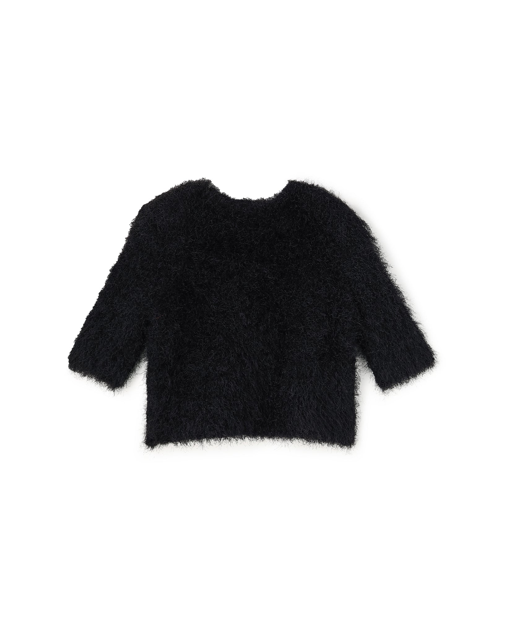 POWER SHOULDER HALF SLEEVE SHAGGY KNIT PULLOVER(パワーショルダーハーフスリーブシャギーニットプルオーバー)|BIYOMA(ビヨーマ)OFFICIAL ONLINE STORE