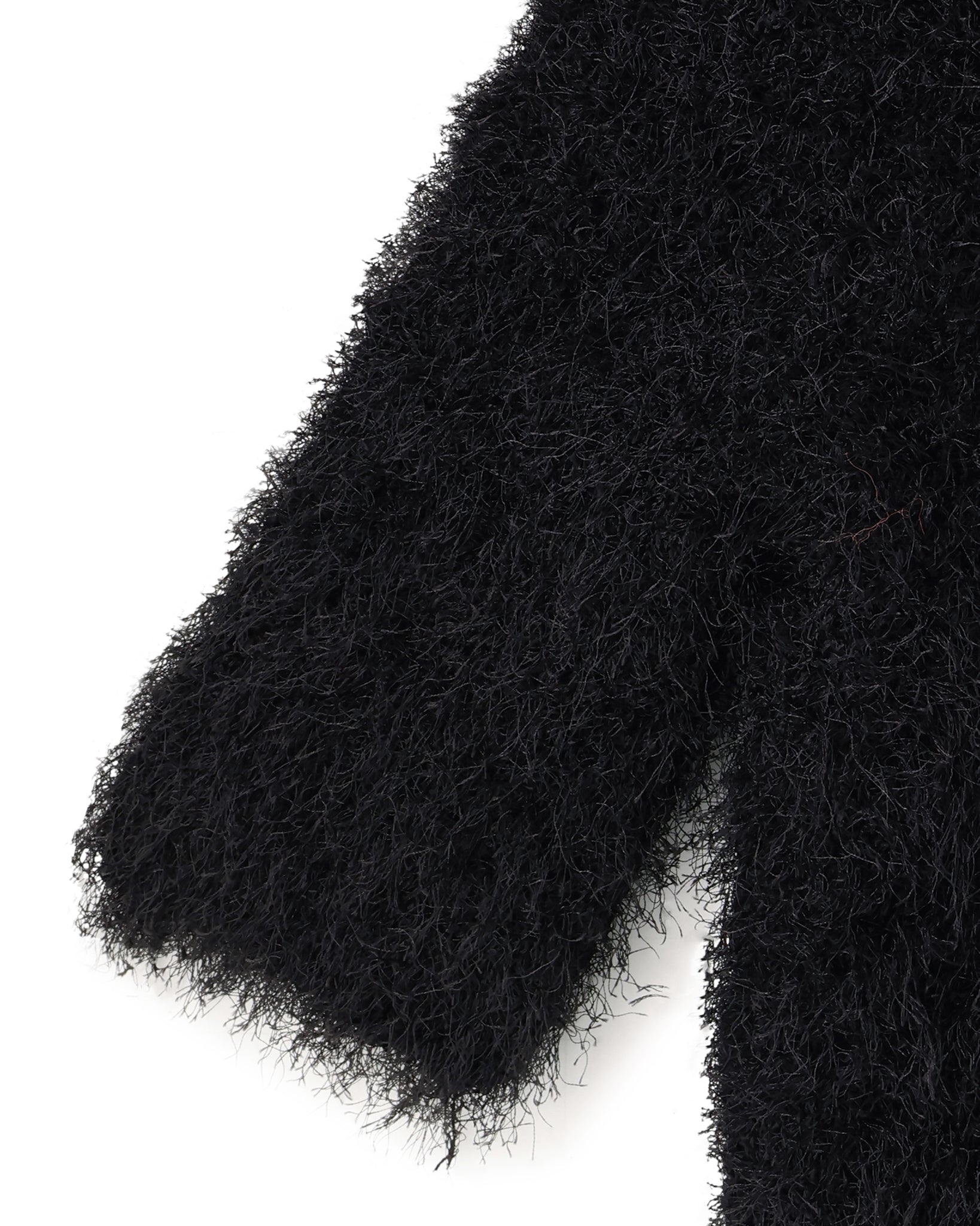 POWER SHOULDER HALF SLEEVE SHAGGY KNIT PULLOVER(パワーショルダーハーフスリーブシャギーニットプルオーバー)|BIYOMA(ビヨーマ)OFFICIAL ONLINE STORE