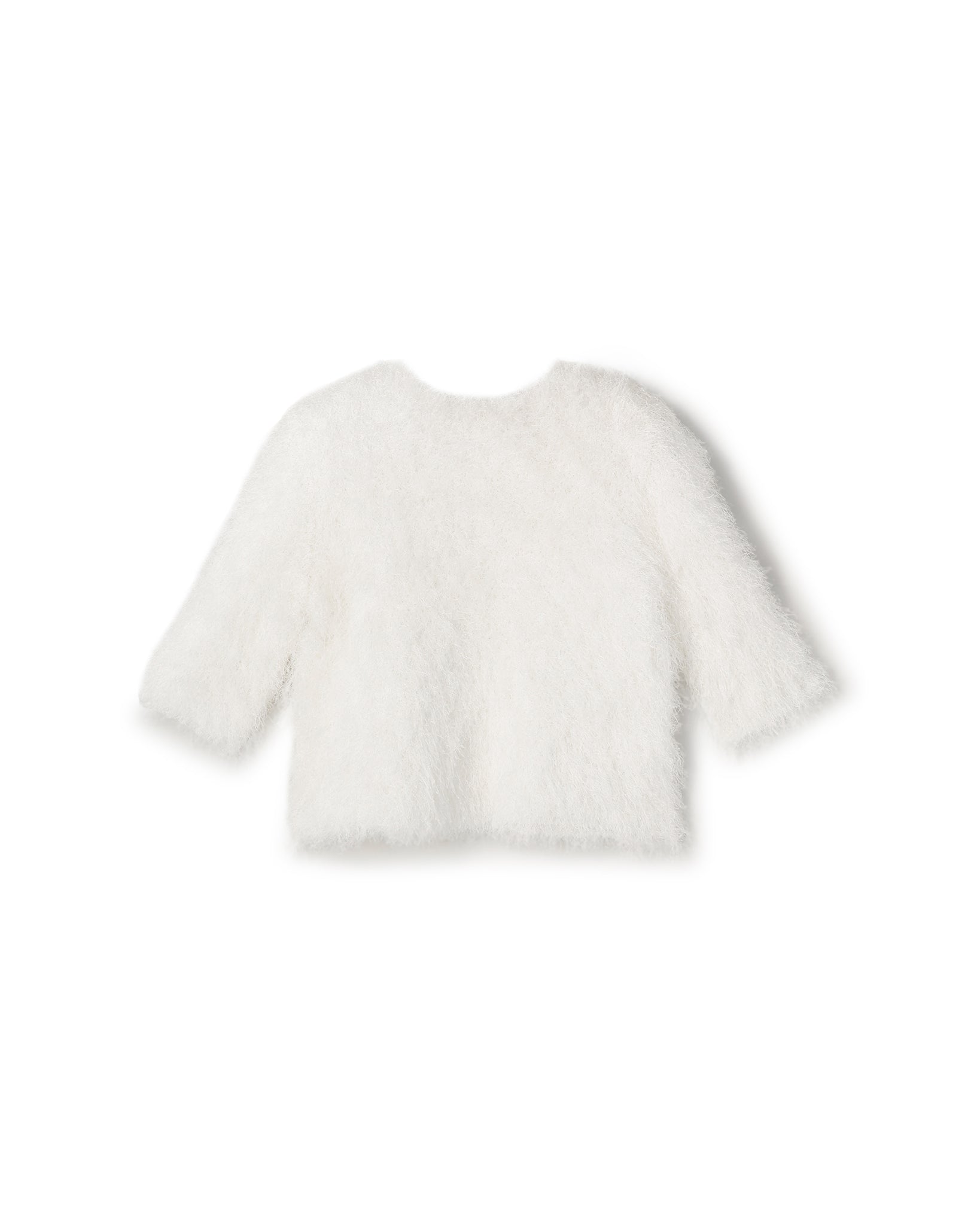 POWER SHOULDER HALF SLEEVE SHAGGY KNIT PULLOVER(パワーショルダーハーフスリーブシャギーニットプルオーバー)|BIYOMA(ビヨーマ)OFFICIAL ONLINE STORE