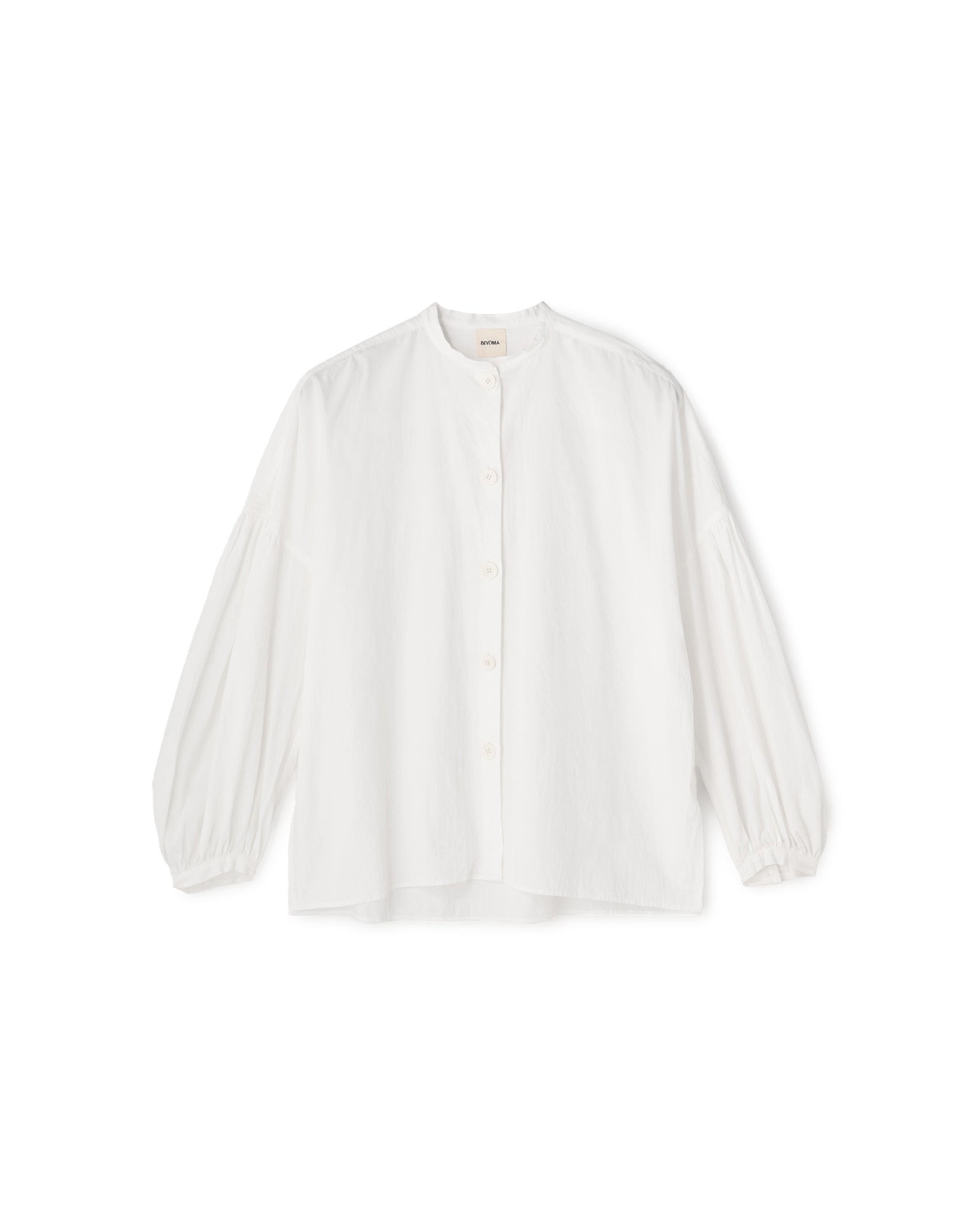 COTTON LINEN WIDE RELAX BLOUSE