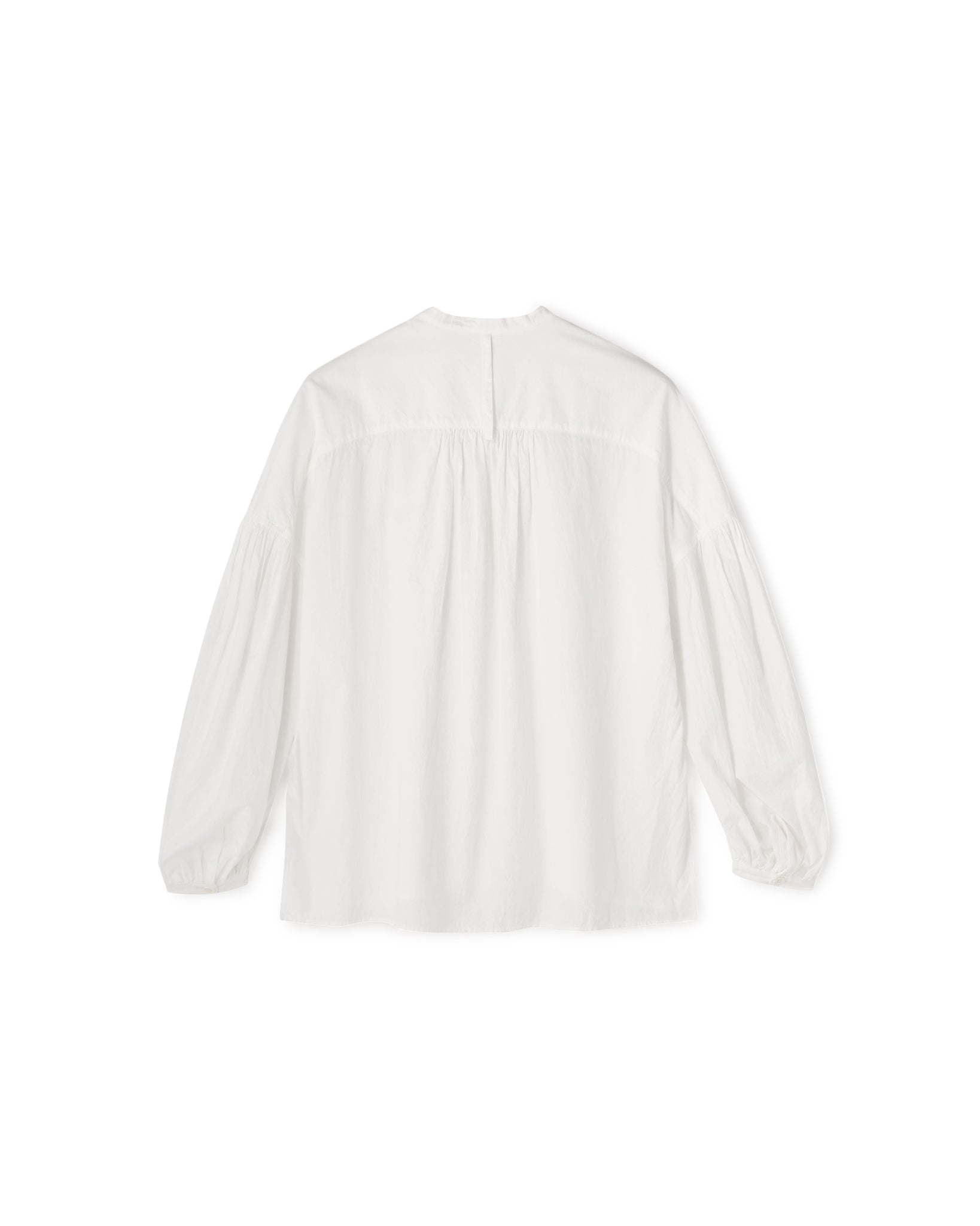 COTTON LINEN WIDE RELAX BLOUSE
