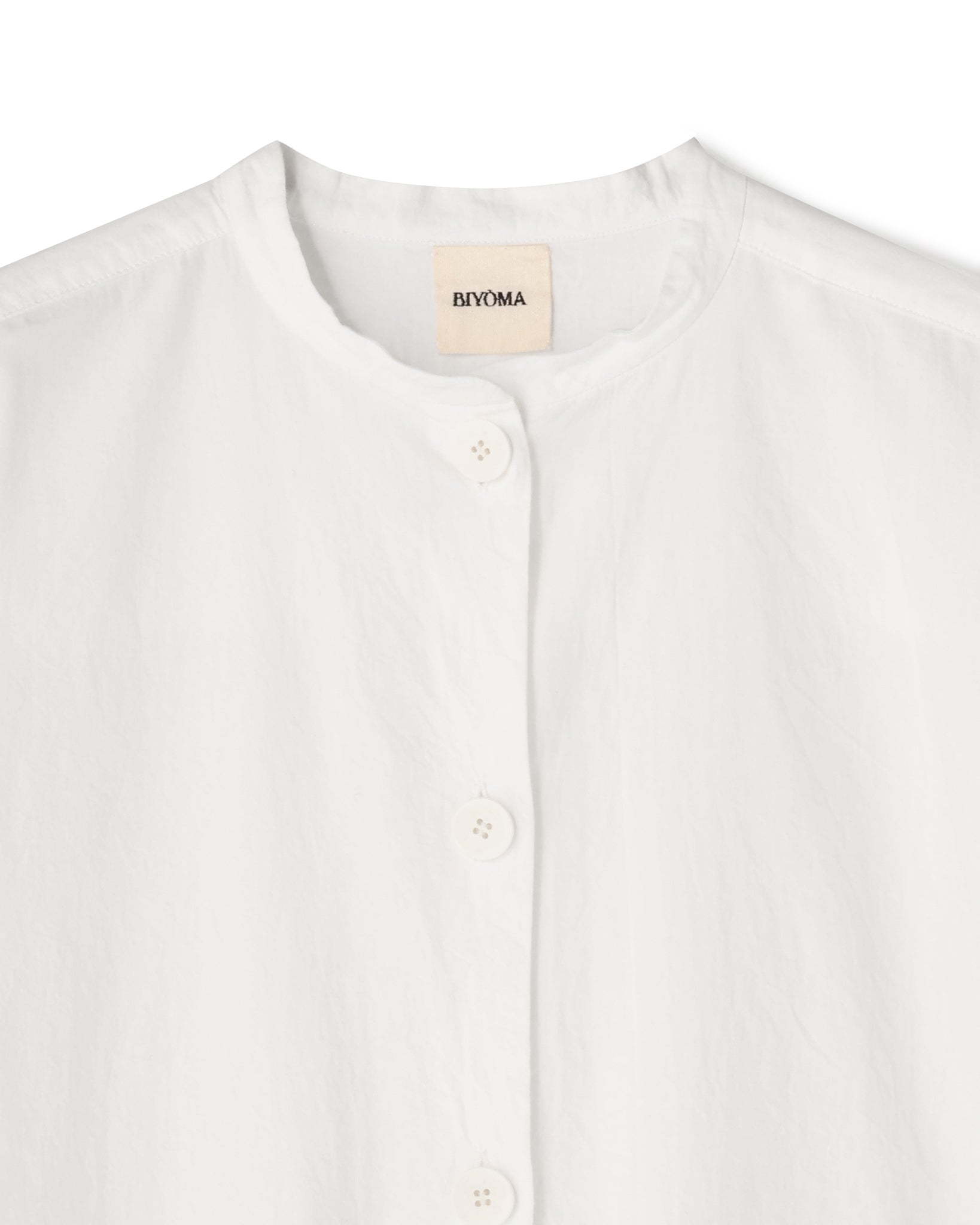 COTTON LINEN WIDE RELAX BLOUSE