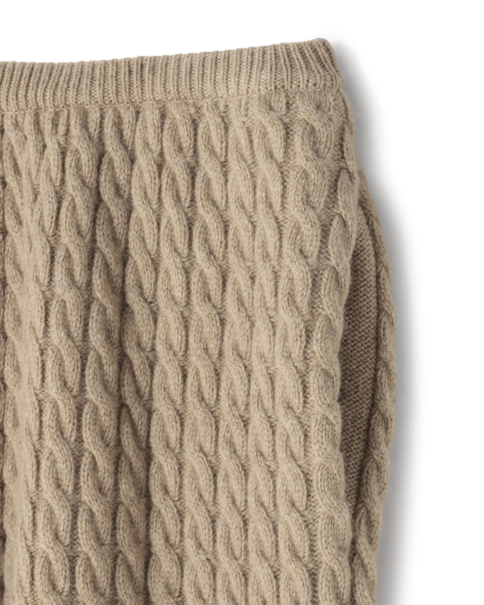 WOOL NYLON CABLE KNIT PANTS(ウールナイロンケーブルニットパンツ)|BIYOMA(ビヨーマ)OFFICIAL ONLINE STORE