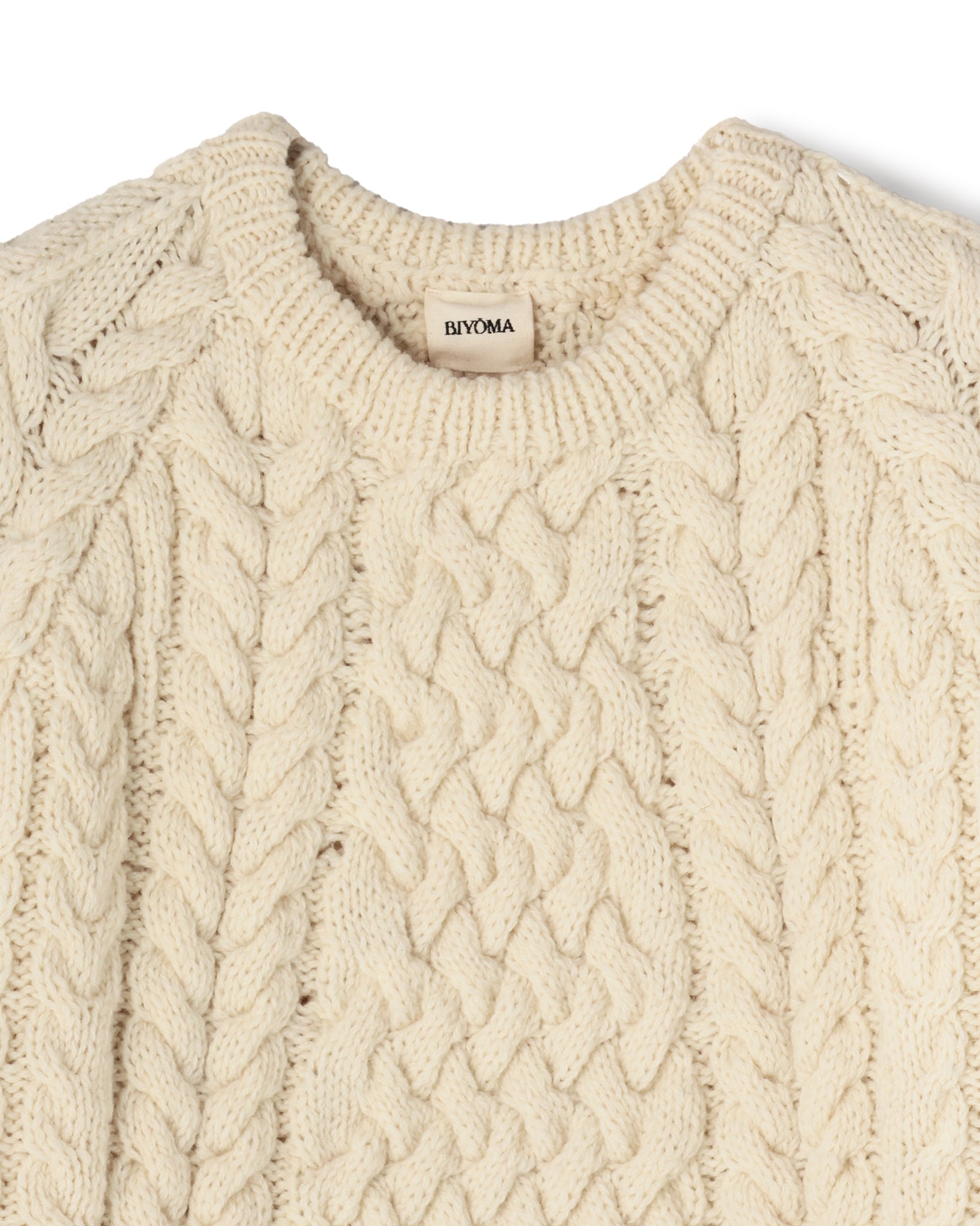 ARAN KNIT PULLOVER(アランニットプルオーバー)|BIYOMA(ビヨーマ)OFFICIAL ONLINE STORE