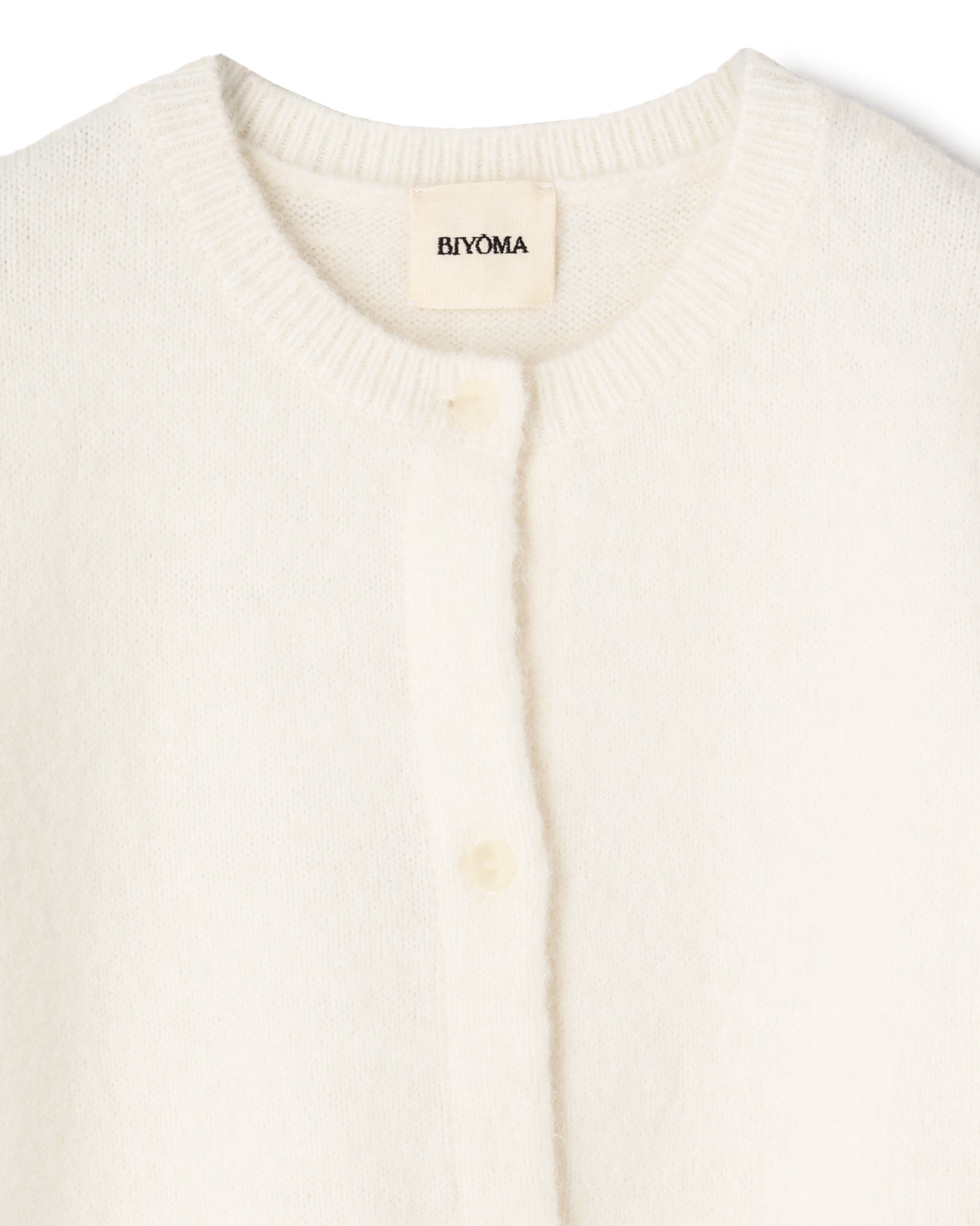 NYLON ACRYLIC KNIT CARDIGAN(ナイロンアクリルニットカーディガン)|BIYOMA(ビヨーマ)OFFICIAL ONLINE STORE
