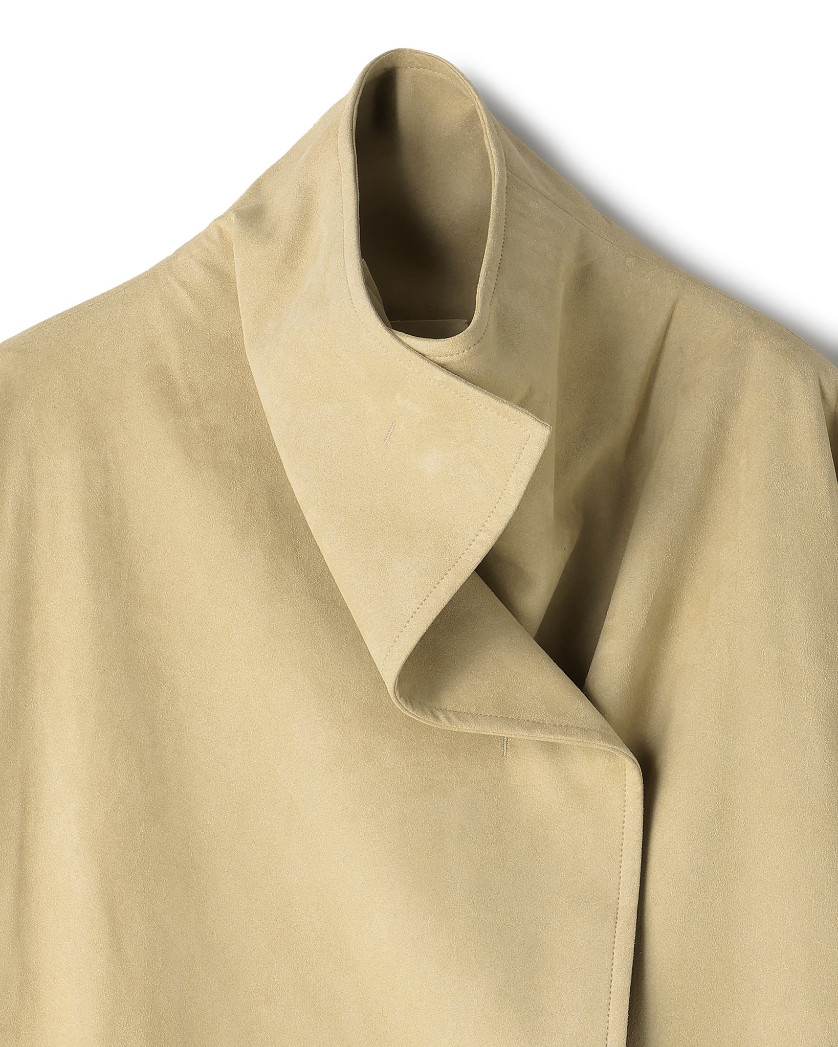 ECO SUEDE STAND COLLAR COAT(エコスエードスタンドカラーコート)|BIYOMA(ビヨーマ)OFFICIAL ONLINE STORE