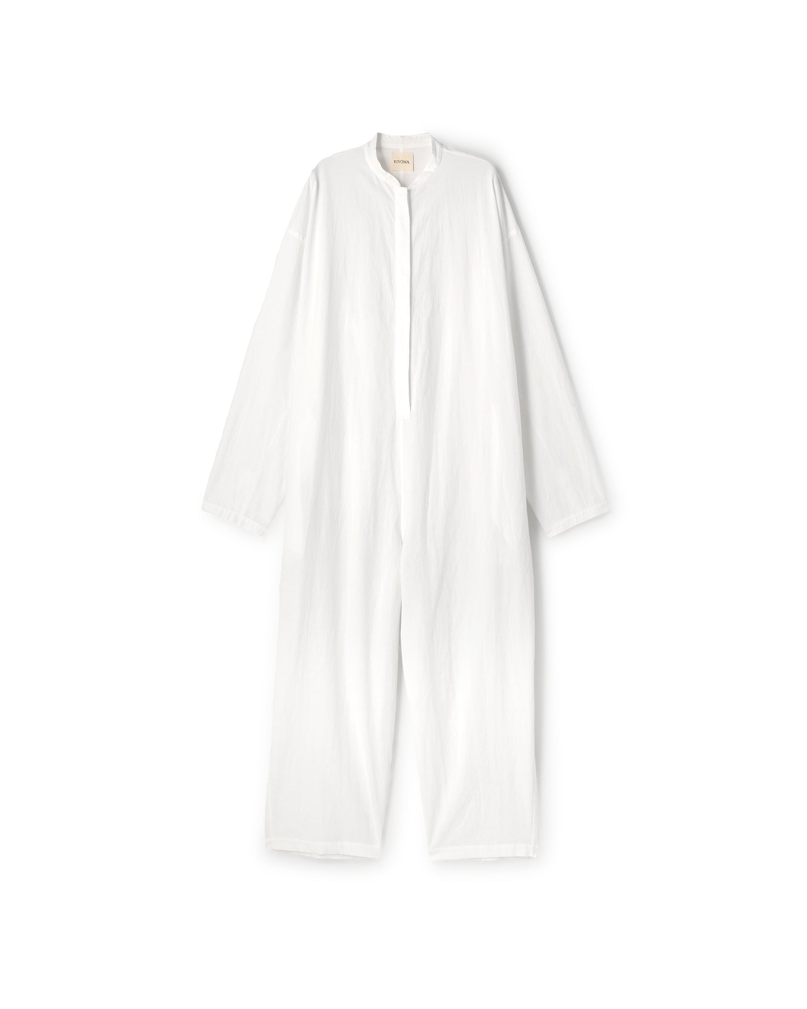 WASHER COTTON JUMP SUIT(ウォッシャーコットンジャンプスーツ)|BIYOMA(ビヨーマ)OFFICIAL ONLINE STORE
