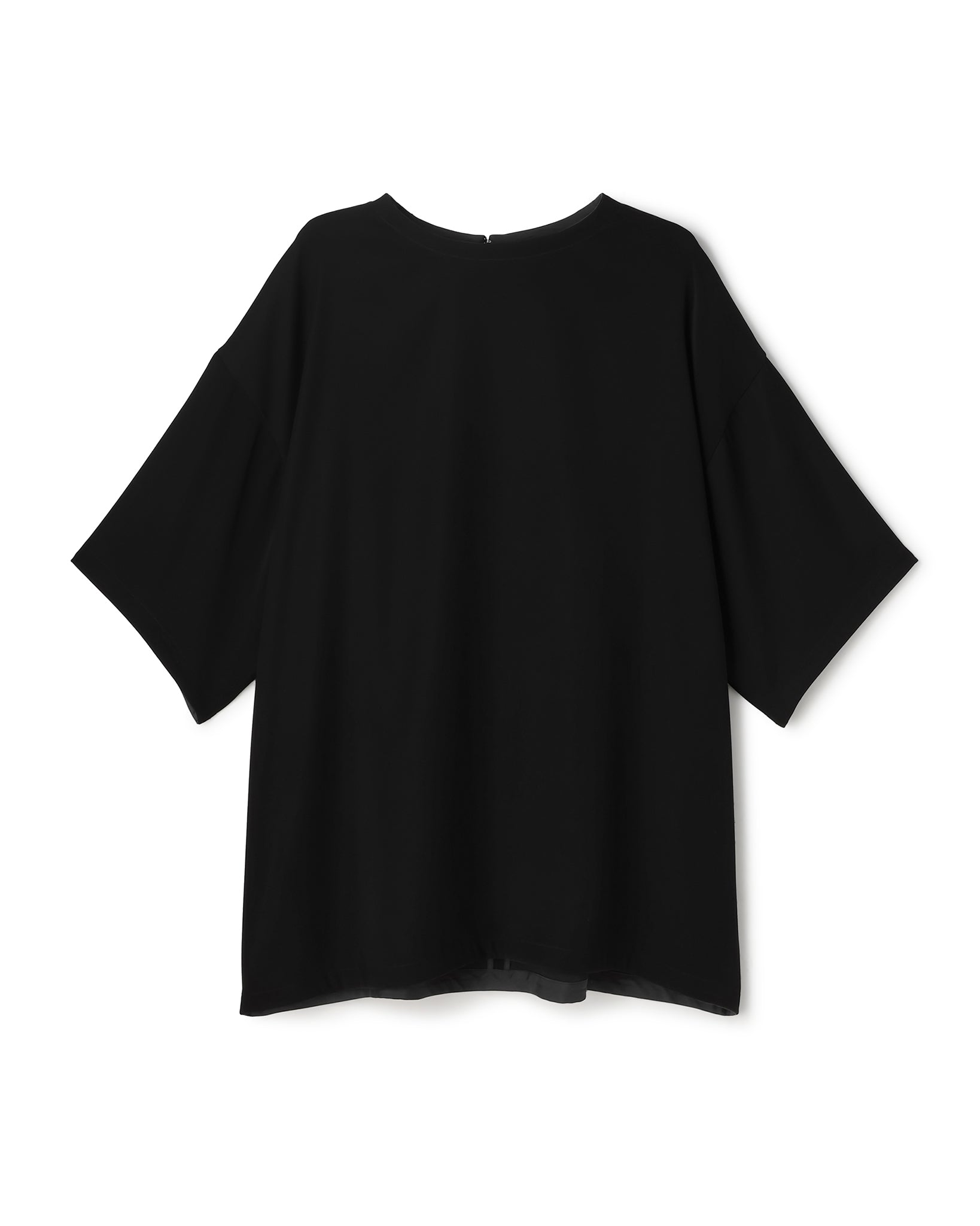 POLYESTER SATIN SHORT SLEEVED BLOUSE(ポリエステルショートスリーブブラウス)|BIYOMA(ビヨーマ)OFFICIAL ONLINE STORE