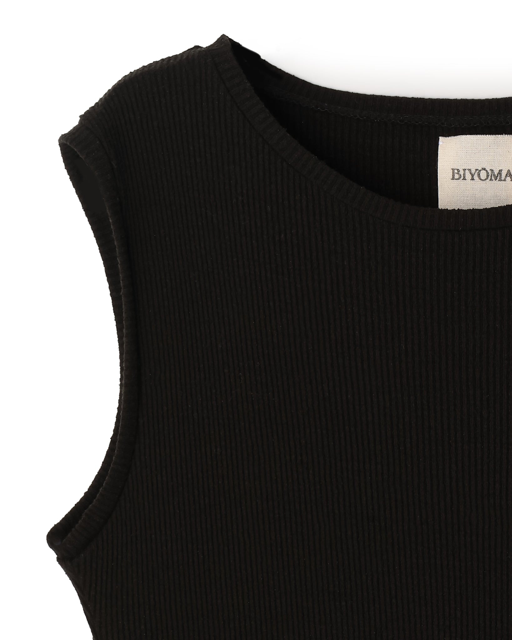 SILK RIB NO SLEEVE DRESS(シルクリブノースリーブドレス)|BIYOMA(ビヨーマ)OFFICIAL ONLINE STORE