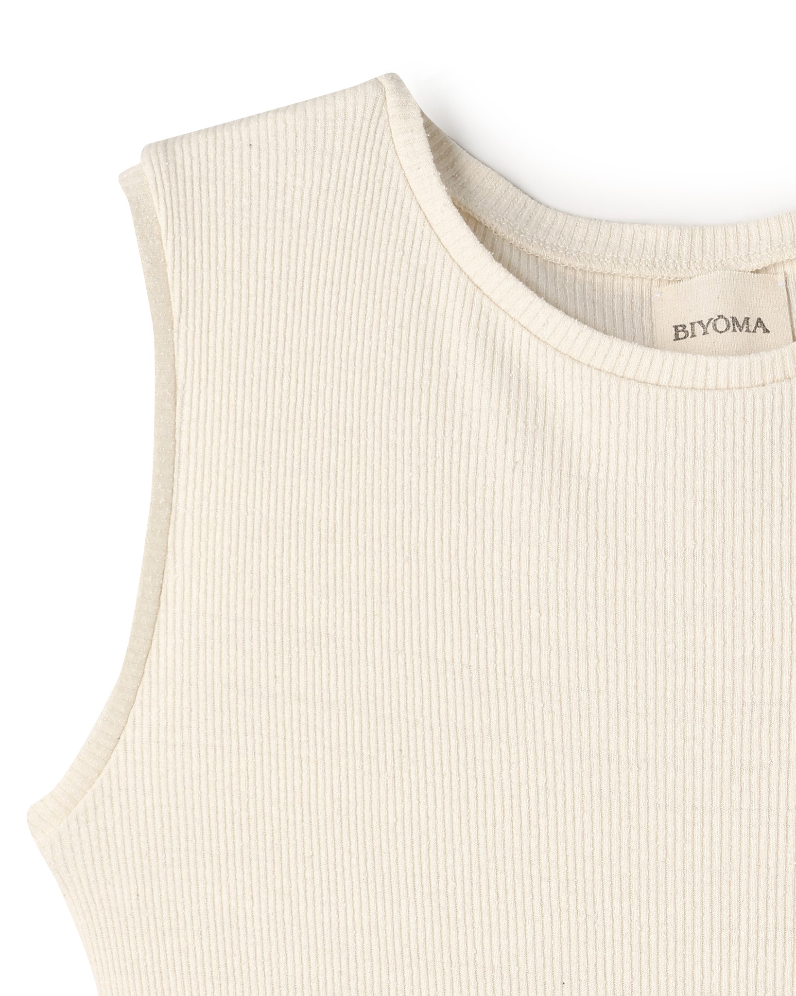 SILK RIB NO SLEEVE DRESS(シルクリブノースリーブドレス)|BIYOMA(ビヨーマ)OFFICIAL ONLINE STORE
