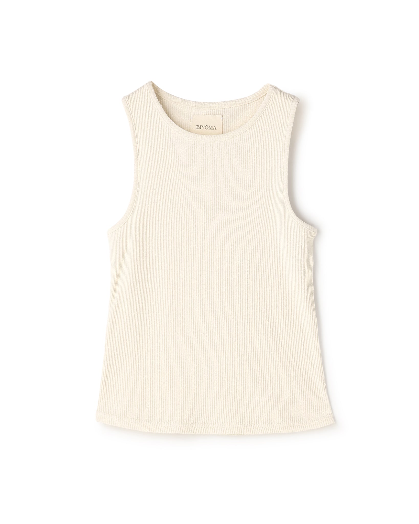 SILK RIB AMERICAN SLEEVE TANK TOP(シルクリブアメリカンスリーブタンクトップ)|BIYOMA(ビヨーマ)OFFICIAL ONLINE STORE