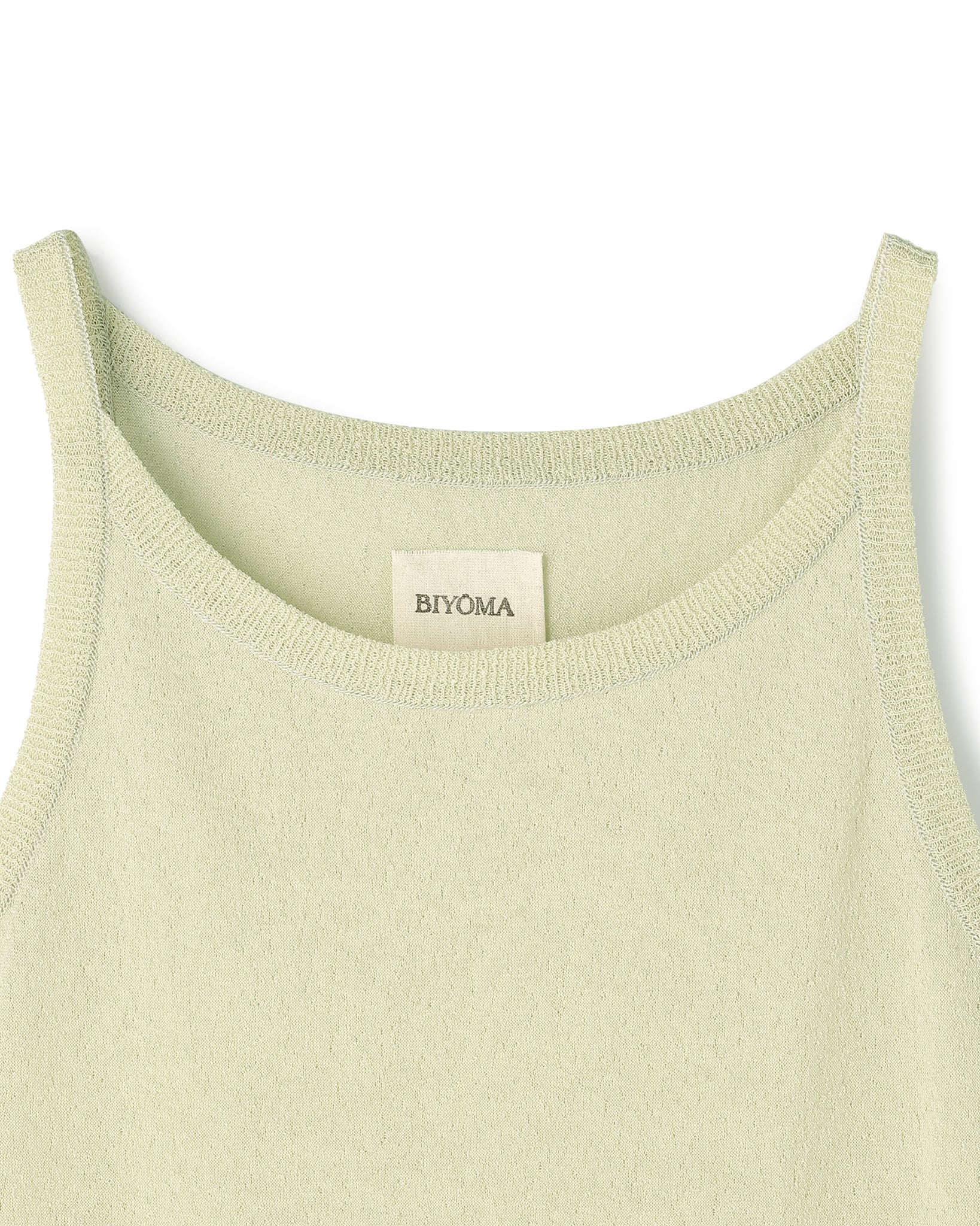 POLYESTER POWDERY KNIT CAMISOLE(ポリエステルパウダリーニットキャミソール)|BIYOMA(ビヨーマ)OFFICIAL ONLINE STORE