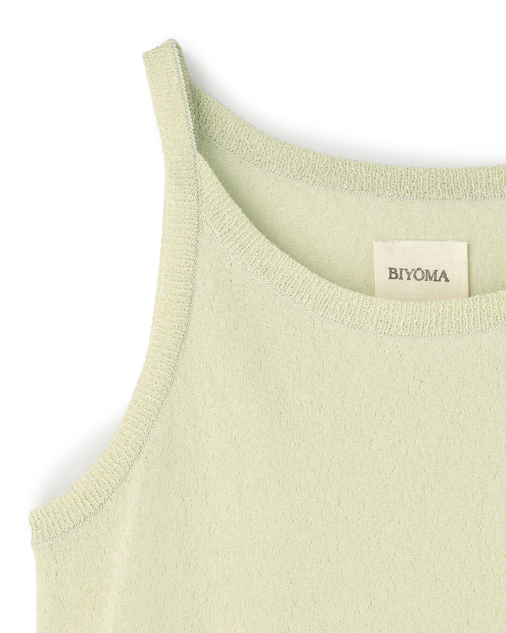 POLYESTER POWDERY KNIT CAMISOLE(ポリエステルパウダリーニットキャミソール)|BIYOMA(ビヨーマ)OFFICIAL ONLINE STORE