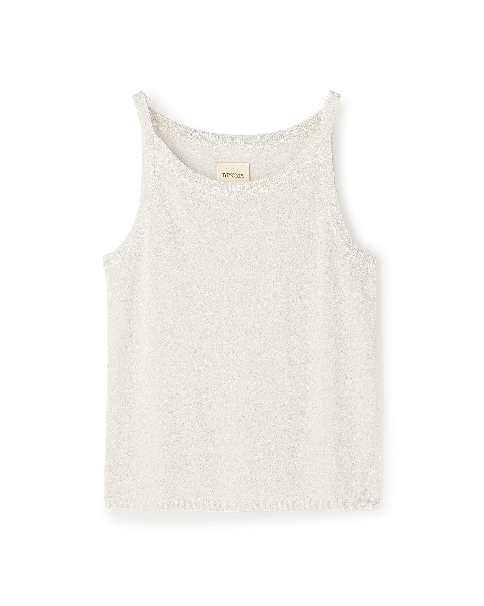 POLYESTER POWDERY KNIT CAMISOLE(ポリエステルパウダリーニットキャミソール)|BIYOMA(ビヨーマ)OFFICIAL ONLINE STORE