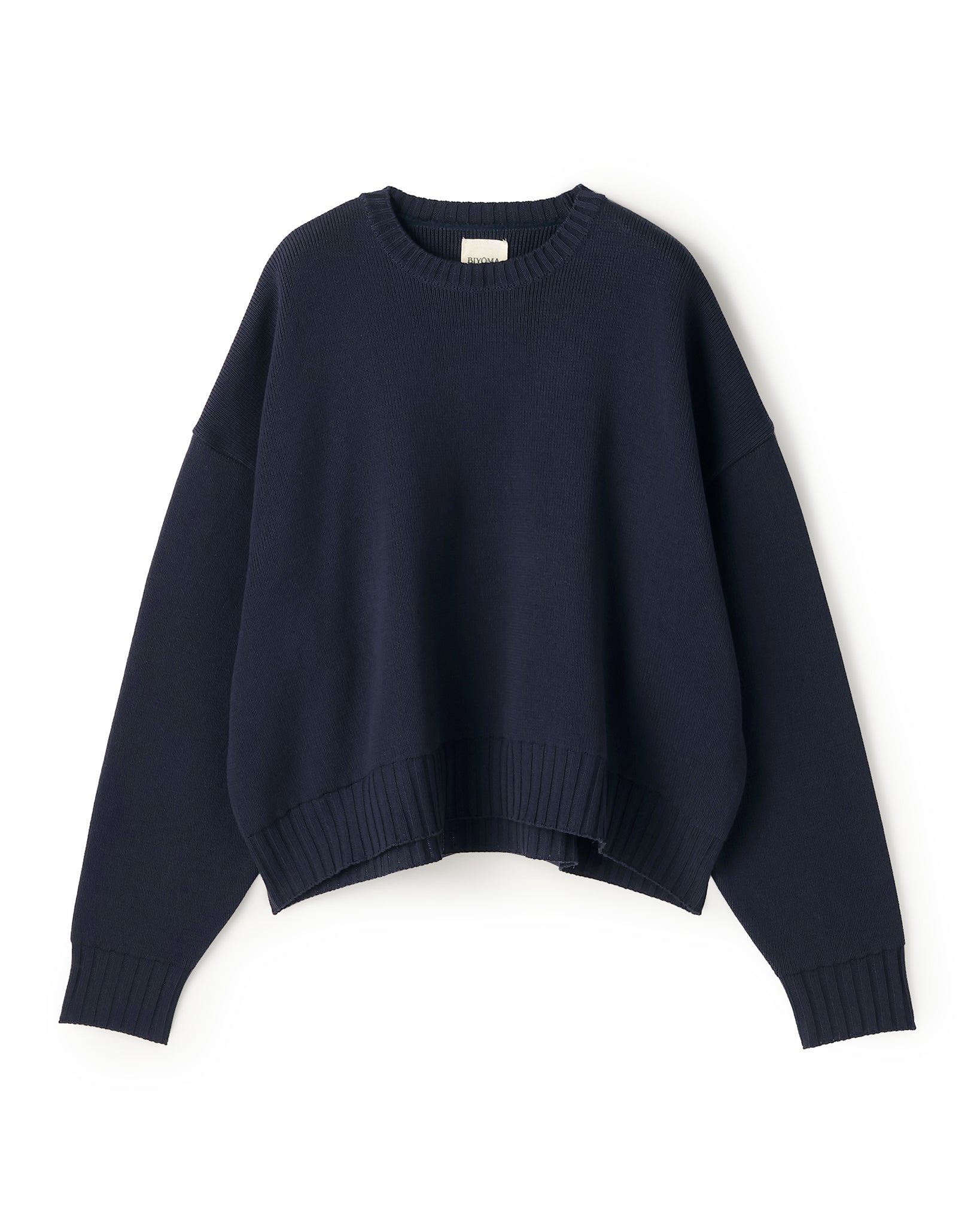 COTTON ACRYLIC KNIT PULLOVER(コットンアクリルニットプルオーバー)|BIYOMA(ビヨーマ)OFFICIAL ONLINE STORE