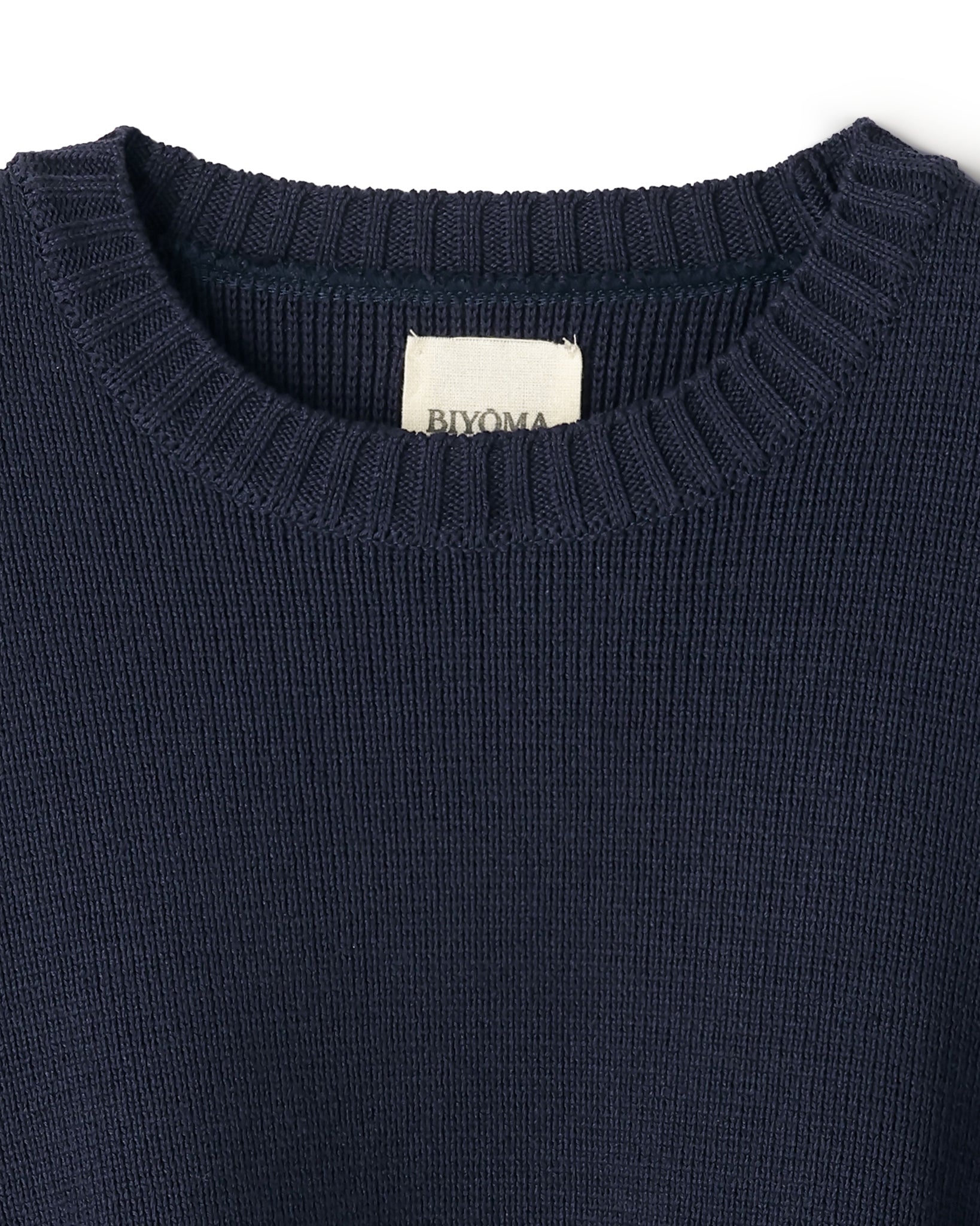 COTTON ACRYLIC KNIT PULLOVER(コットンアクリルニットプルオーバー)|BIYOMA(ビヨーマ)OFFICIAL ONLINE STORE