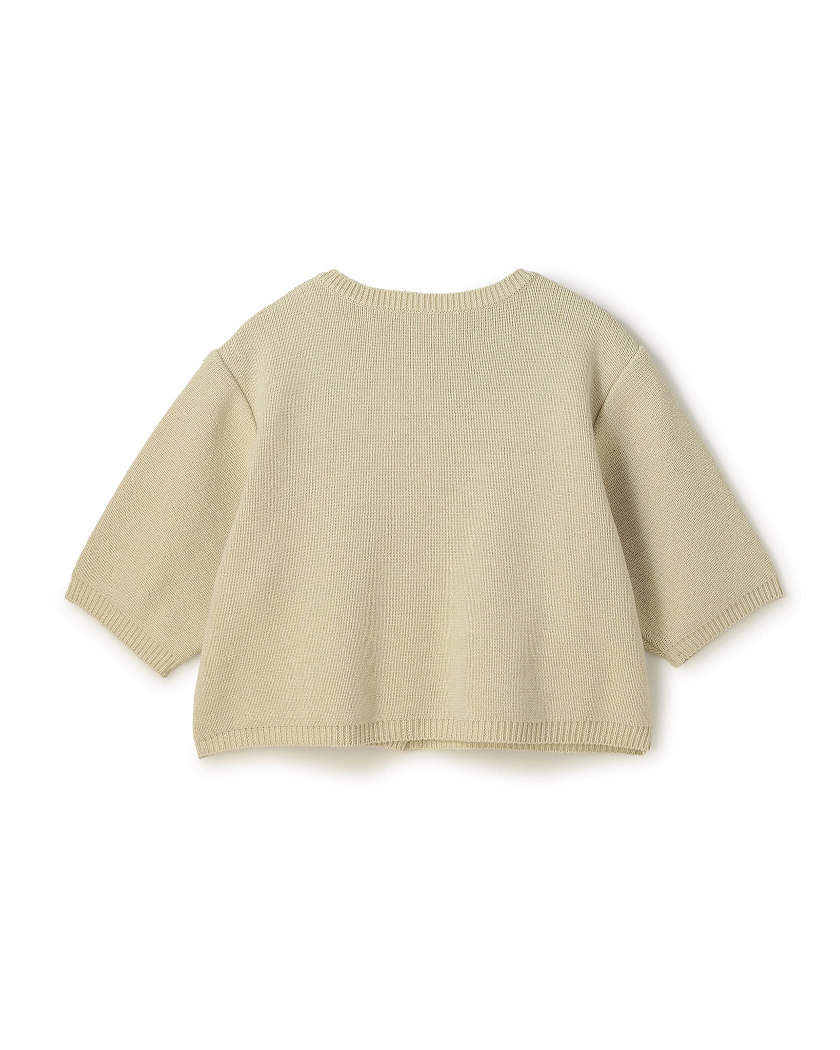 COTTON ACRYLIC SHORT SLEEVE KNIT CARDIGAN(コットンアクリルショートスリーブニットカーディガン)|BIYOMA(ビヨーマ)OFFICIAL ONLINE STORE