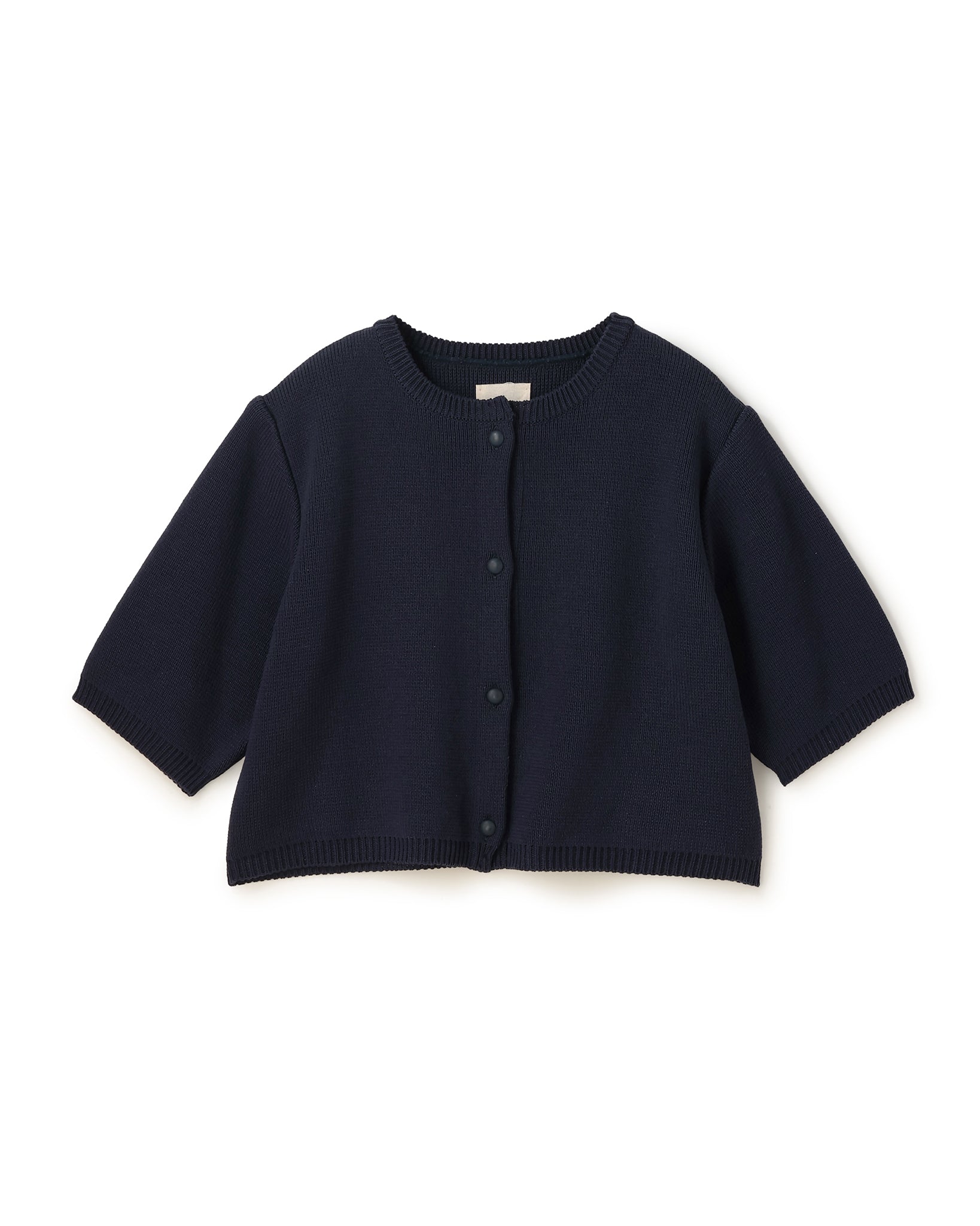 COTTON ACRYLIC SHORT SLEEVE KNIT CARDIGAN(コットンアクリルショートスリーブニットカーディガン)|BIYOMA(ビヨーマ)OFFICIAL ONLINE STORE