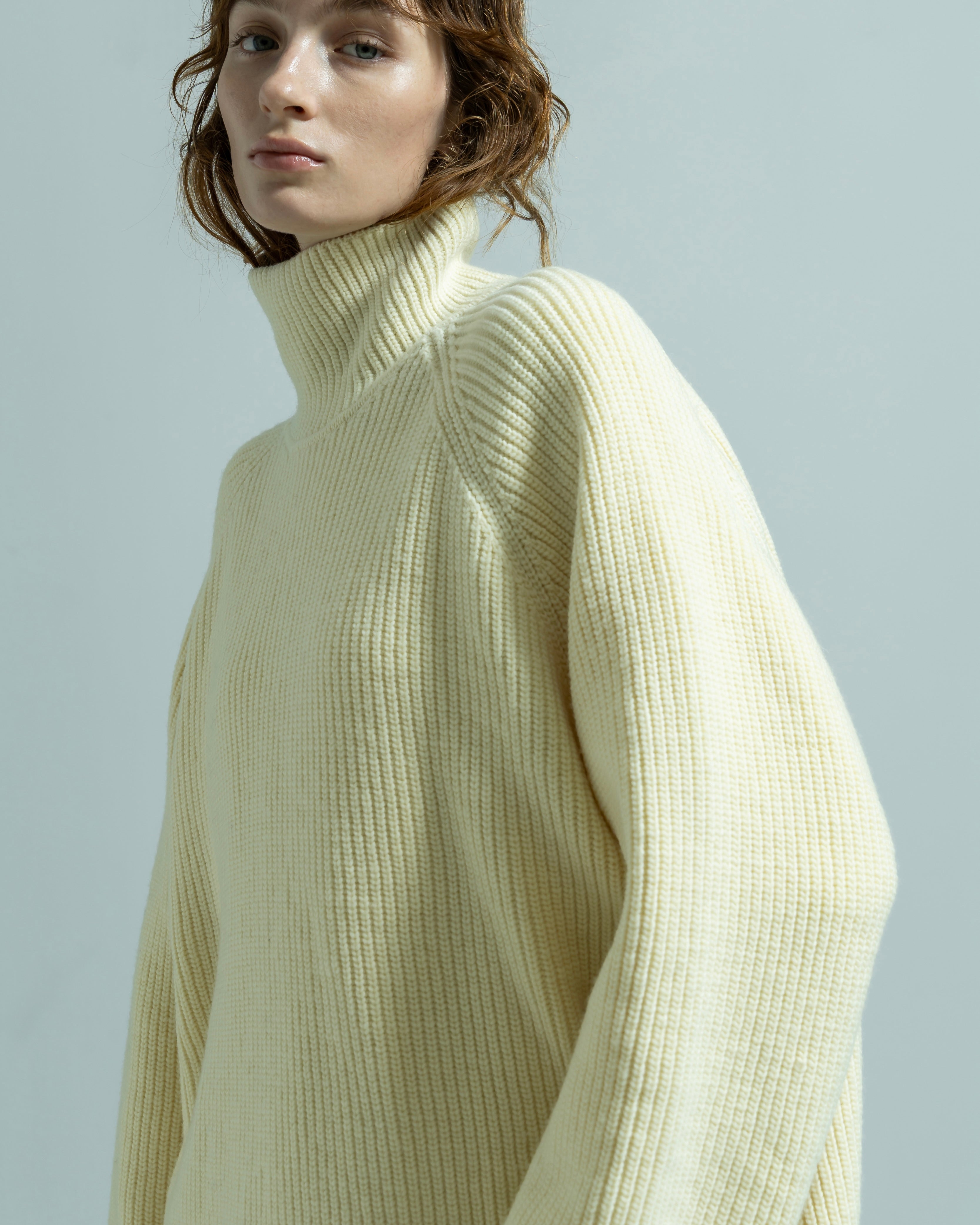 WOOL RIB KNIT TURTLENECK PULLOVER(ウールリブニットタートルネックプルオーバー)|BIYOMA(ビヨーマ)OFFICIAL ONLINE STORE