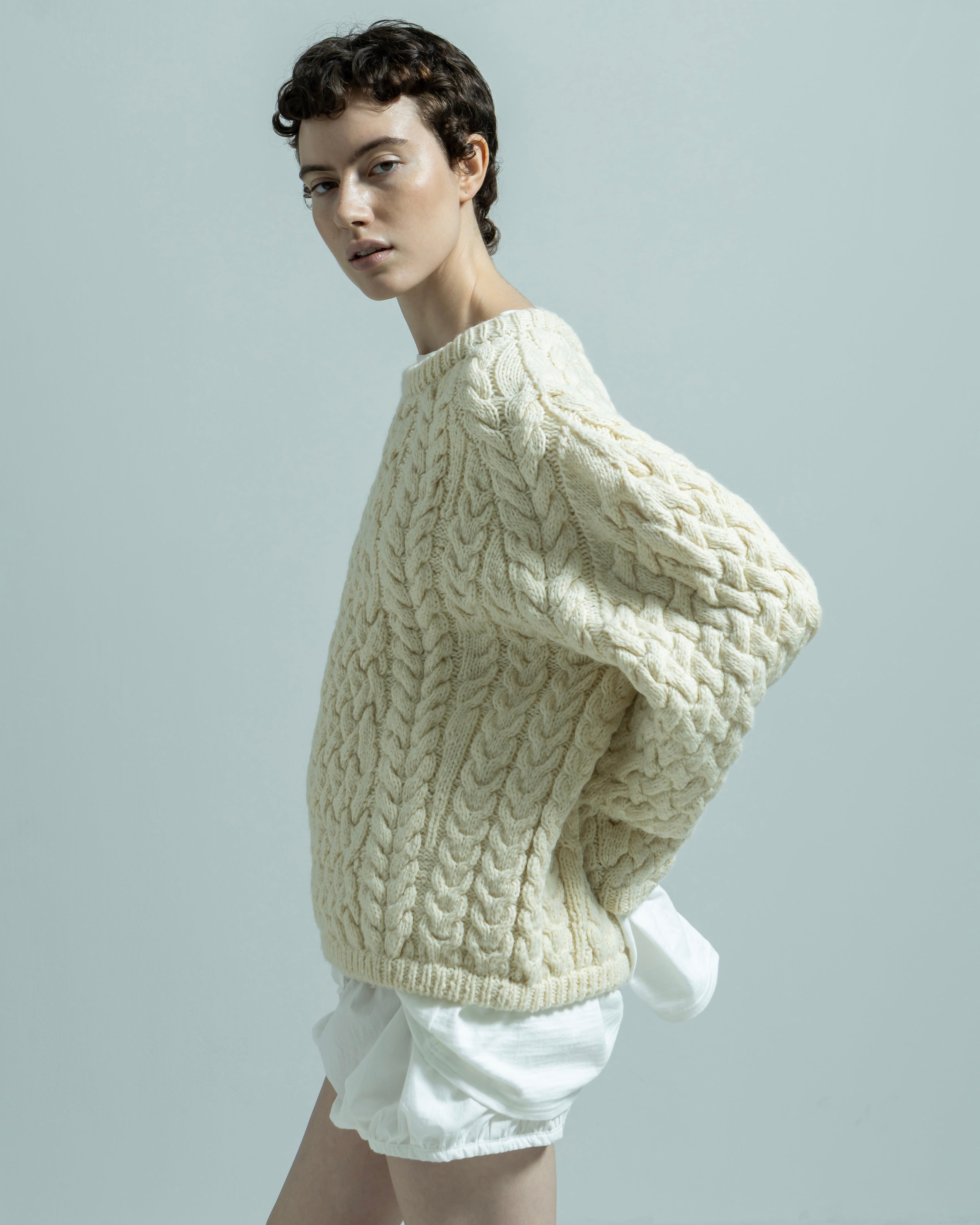 ARAN KNIT PULLOVER(アランニットプルオーバー)|BIYOMA(ビヨーマ)OFFICIAL ONLINE STORE