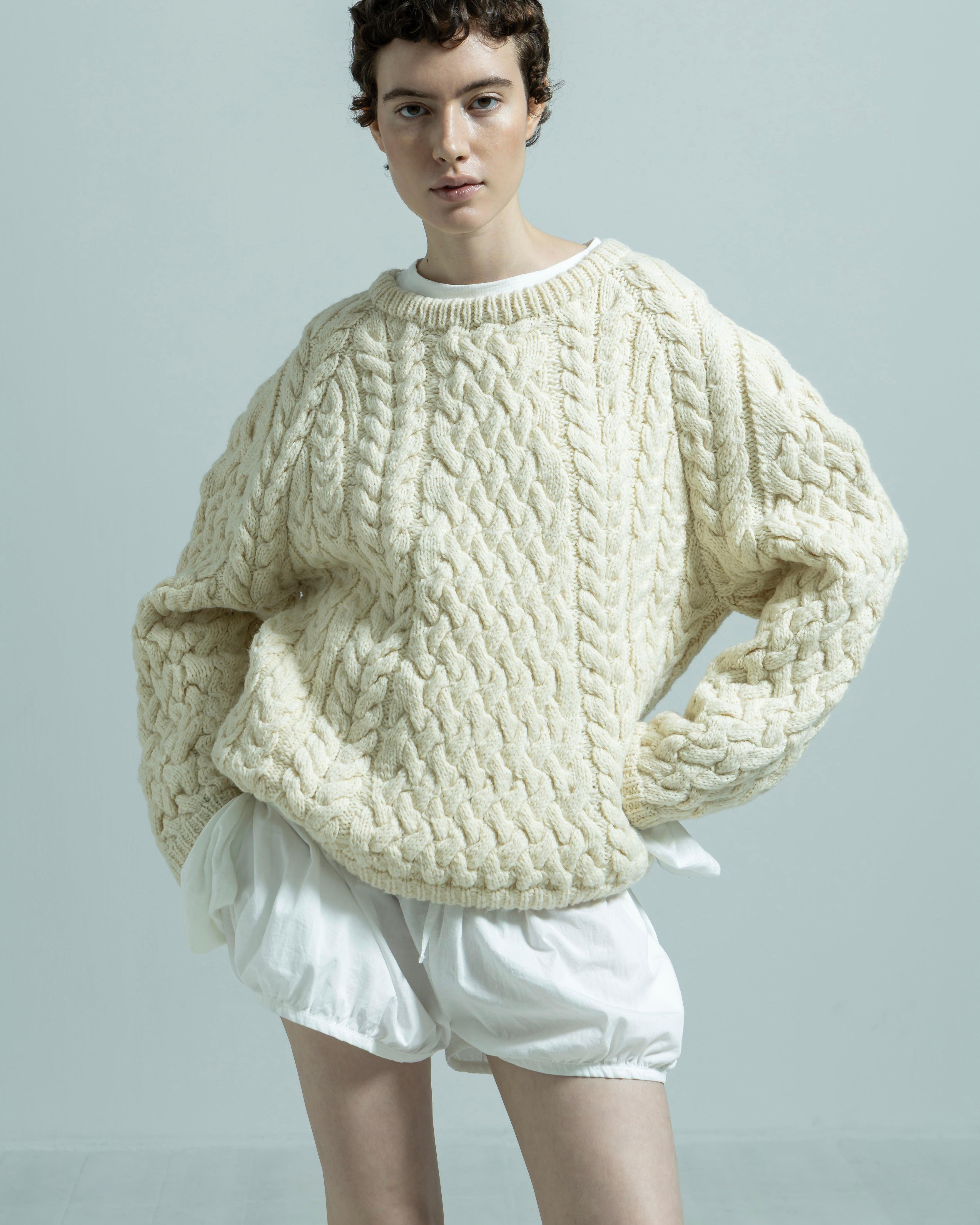 ARAN KNIT PULLOVER(アランニットプルオーバー)|BIYOMA(ビヨーマ)OFFICIAL ONLINE STORE