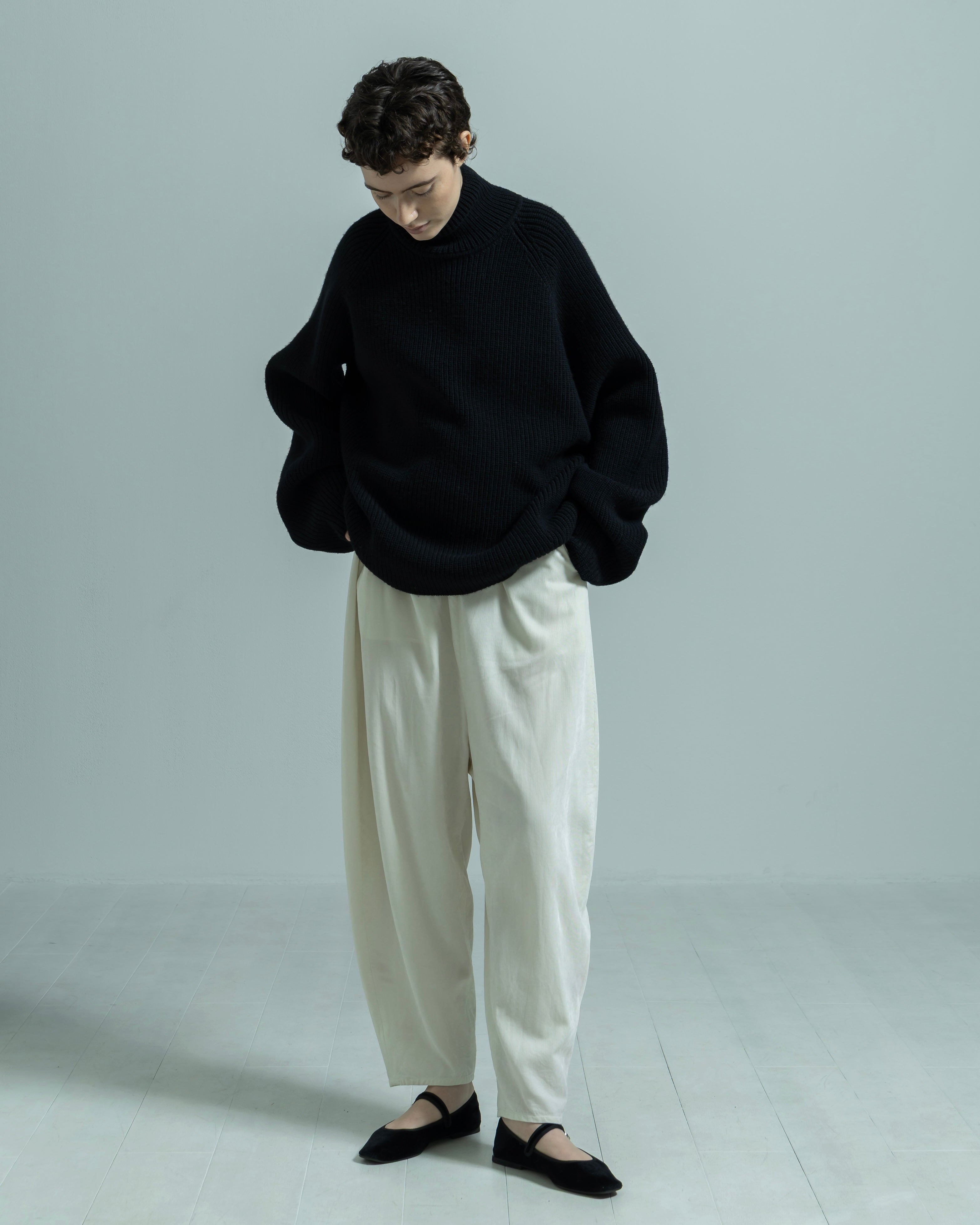 WOOL RIB KNIT TURTLENECK PULLOVER(ウールリブニットタートルネックプルオーバー)|BIYOMA(ビヨーマ)OFFICIAL ONLINE STORE