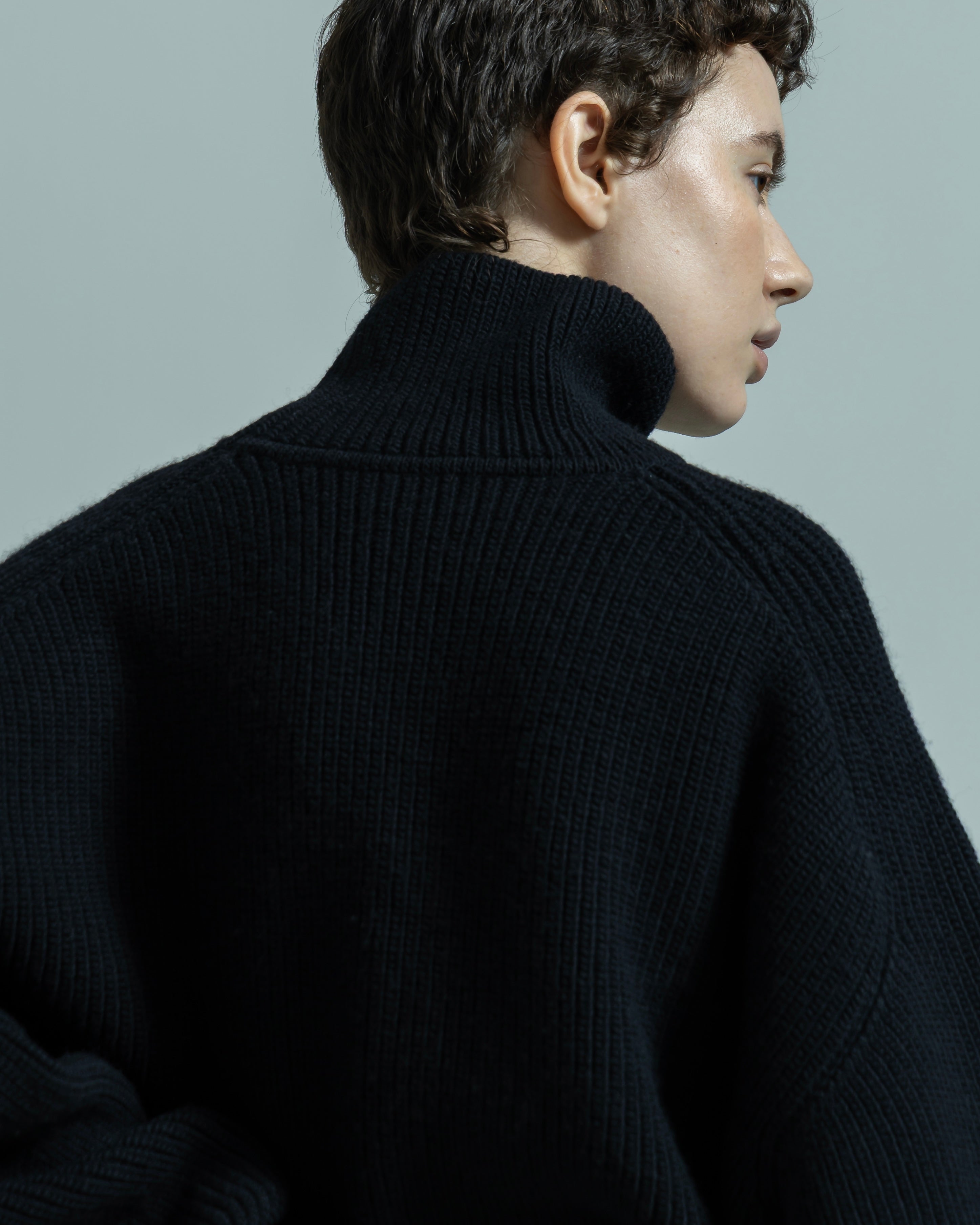 WOOL RIB KNIT TURTLENECK PULLOVER(ウールリブニットタートルネックプルオーバー)|BIYOMA(ビヨーマ)OFFICIAL ONLINE STORE