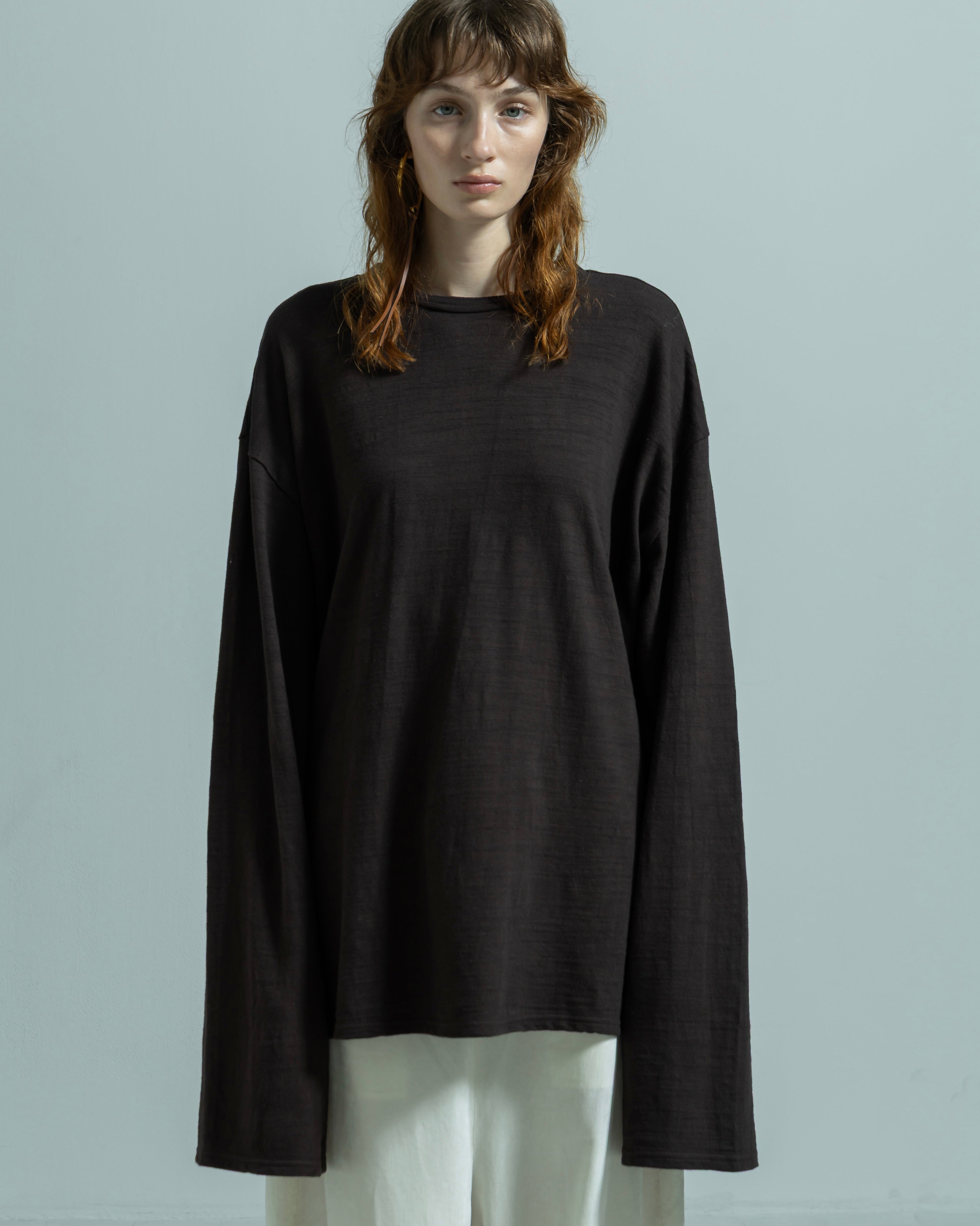 COTTON JERSEY LONG SLEEVE WIDE PULLOVER(コットンジャージーロングスリーブワイドプルオーバー)|BIYOMA(ビヨーマ)OFFICIAL ONLINE STORE