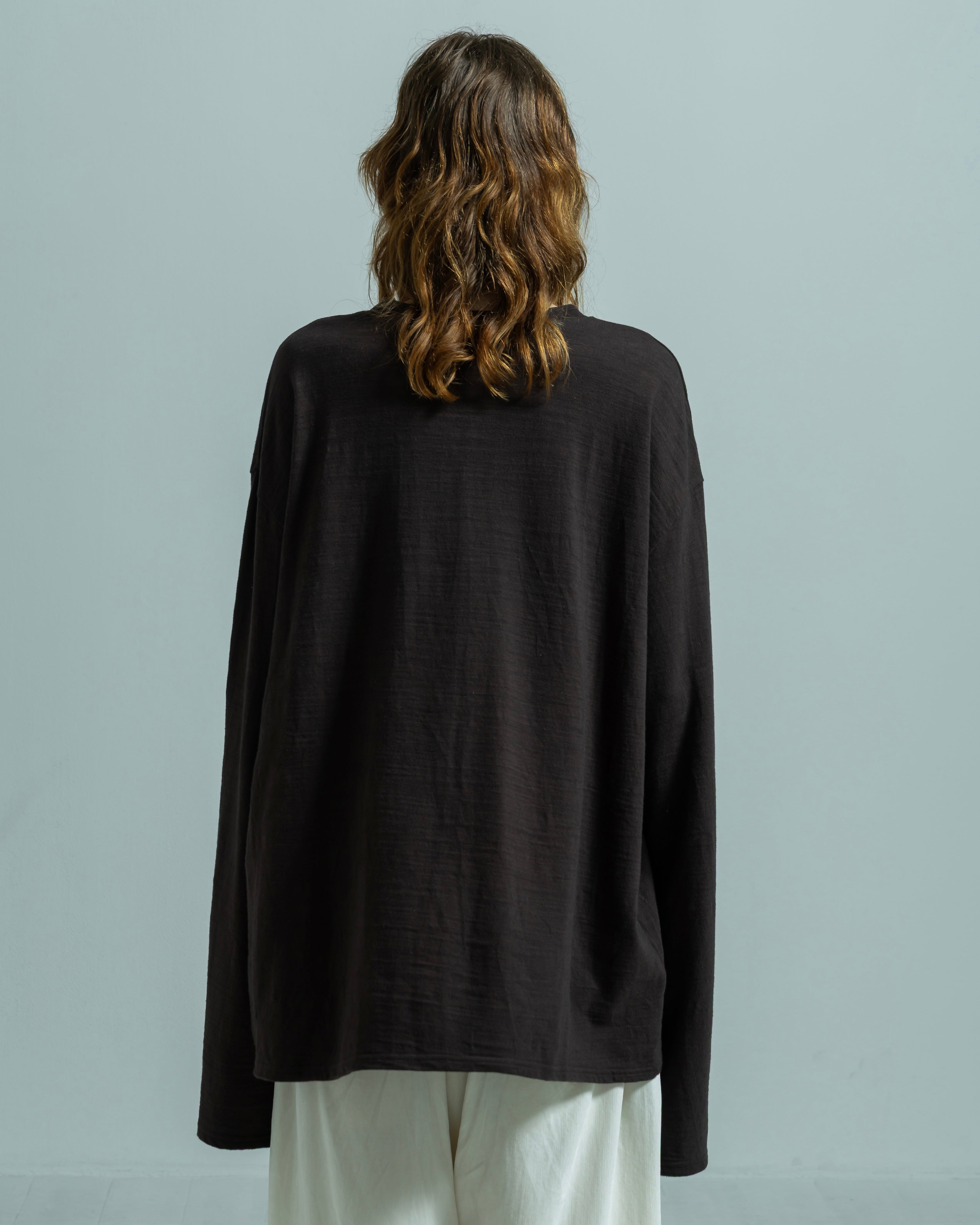 COTTON JERSEY LONG SLEEVE WIDE PULLOVER(コットンジャージーロングスリーブワイドプルオーバー)|BIYOMA(ビヨーマ)OFFICIAL ONLINE STORE