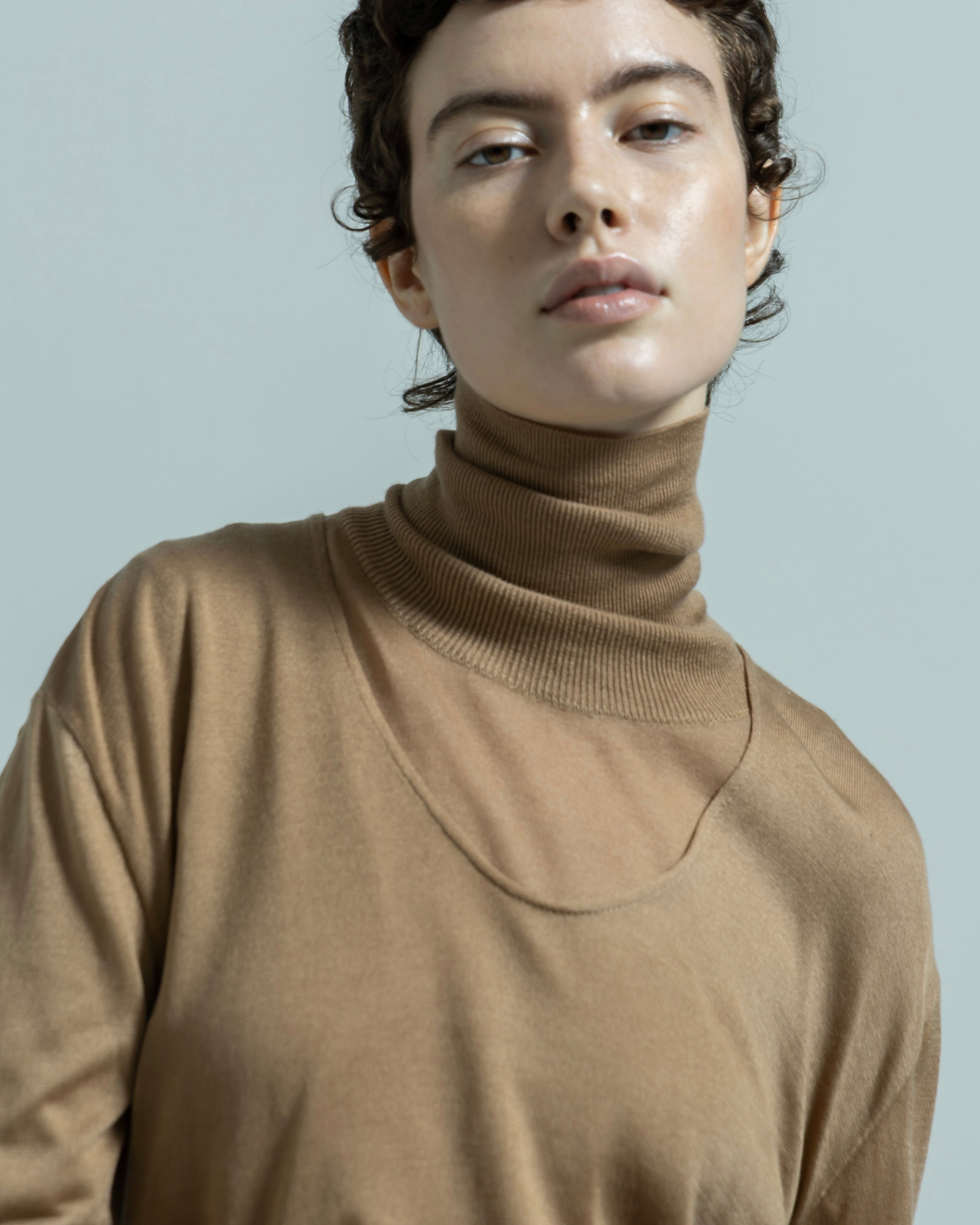 LYOCELL CASHMERE V NECK KNIT PULLOVER(リヨセルカシミヤブイネックプルオーバー)|BIYOMA(ビヨーマ)OFFICIAL ONLINE STORE