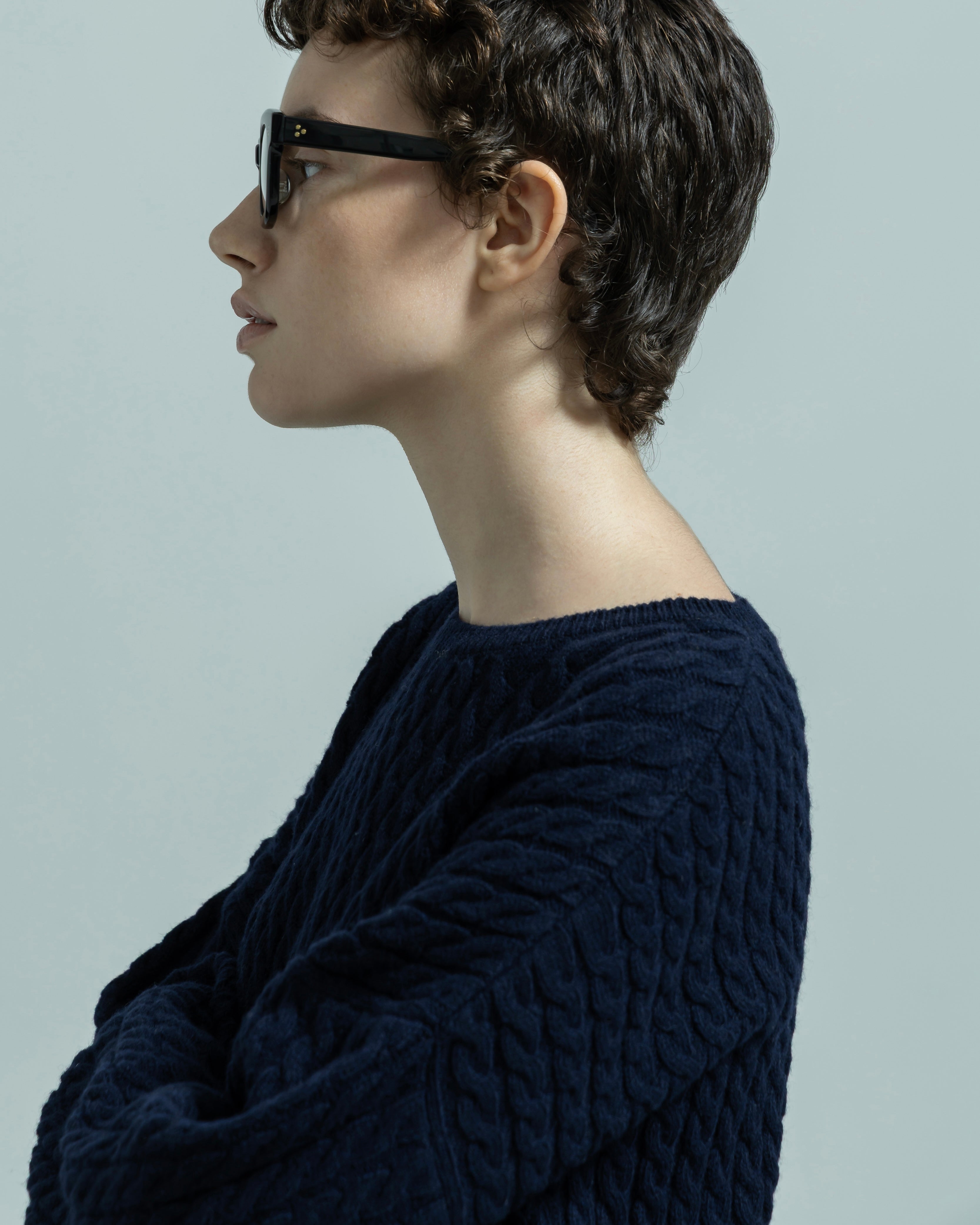 WOOL NYLON CABLE KNIT PULLOVER(ウールナイロンケーブルニットプルオーバー)|BIYOMA(ビヨーマ)OFFICIAL ONLINE STORE