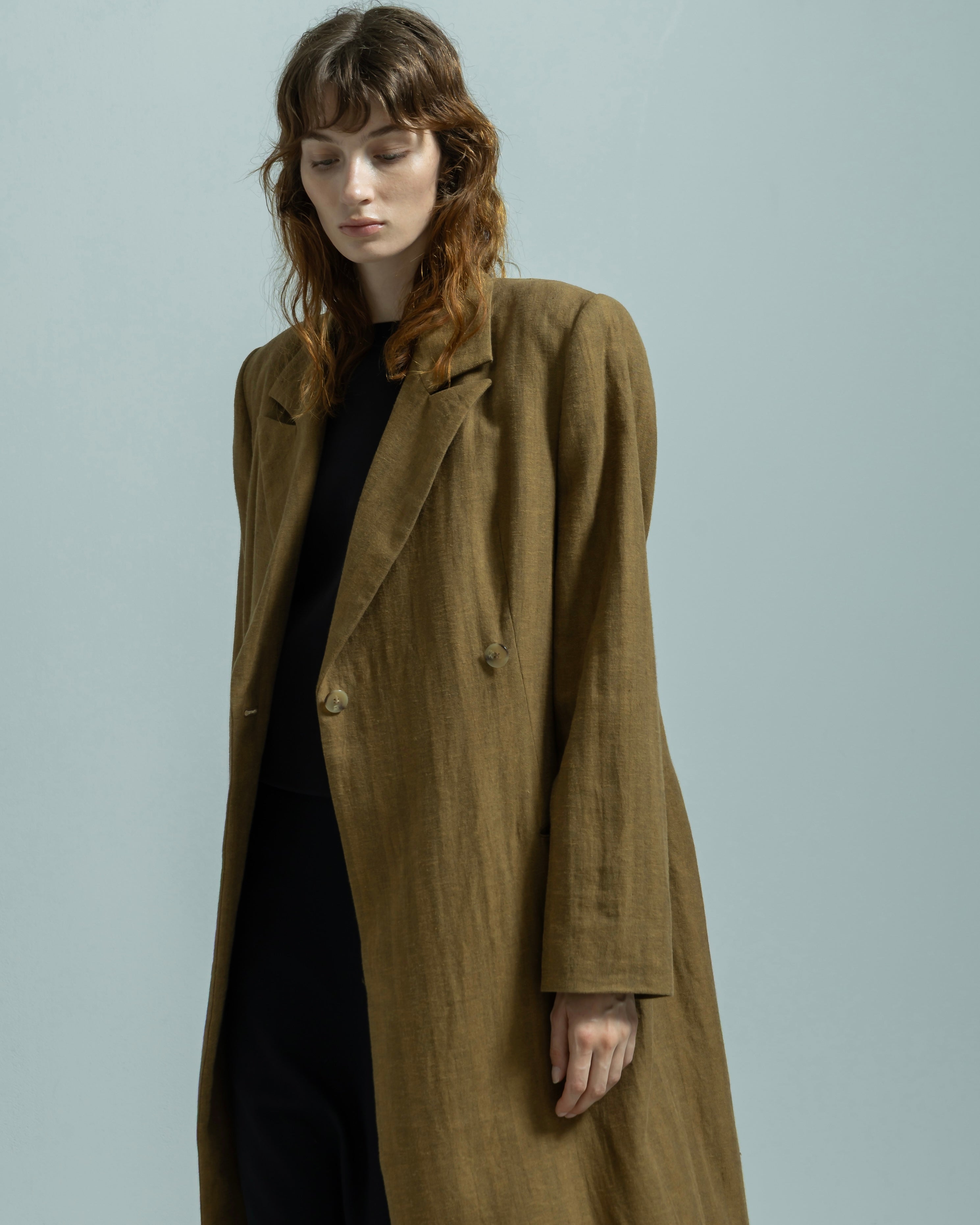 LINEN COTTON LONG COAT(リネンコットンロングコート)|BIYOMA(ビヨーマ)OFFICIAL ONLINE STORE