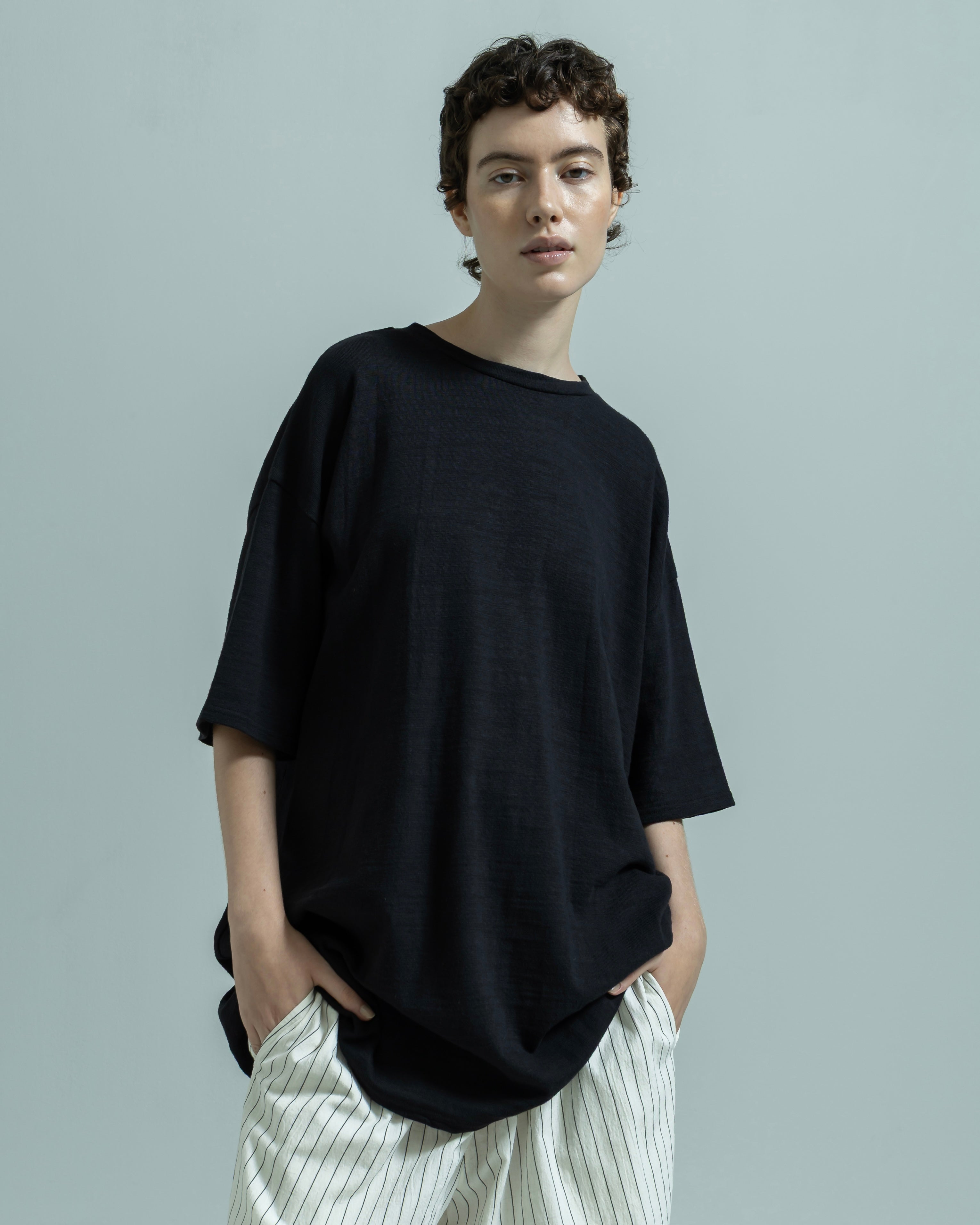 COTTON JERSEY SHORT SLEEVE WIDE PULLOVER(コットンジャージーショートスリーブワイドプルオーバー)|BIYOMA(ビヨーマ)OFFICIAL ONLINE STORE