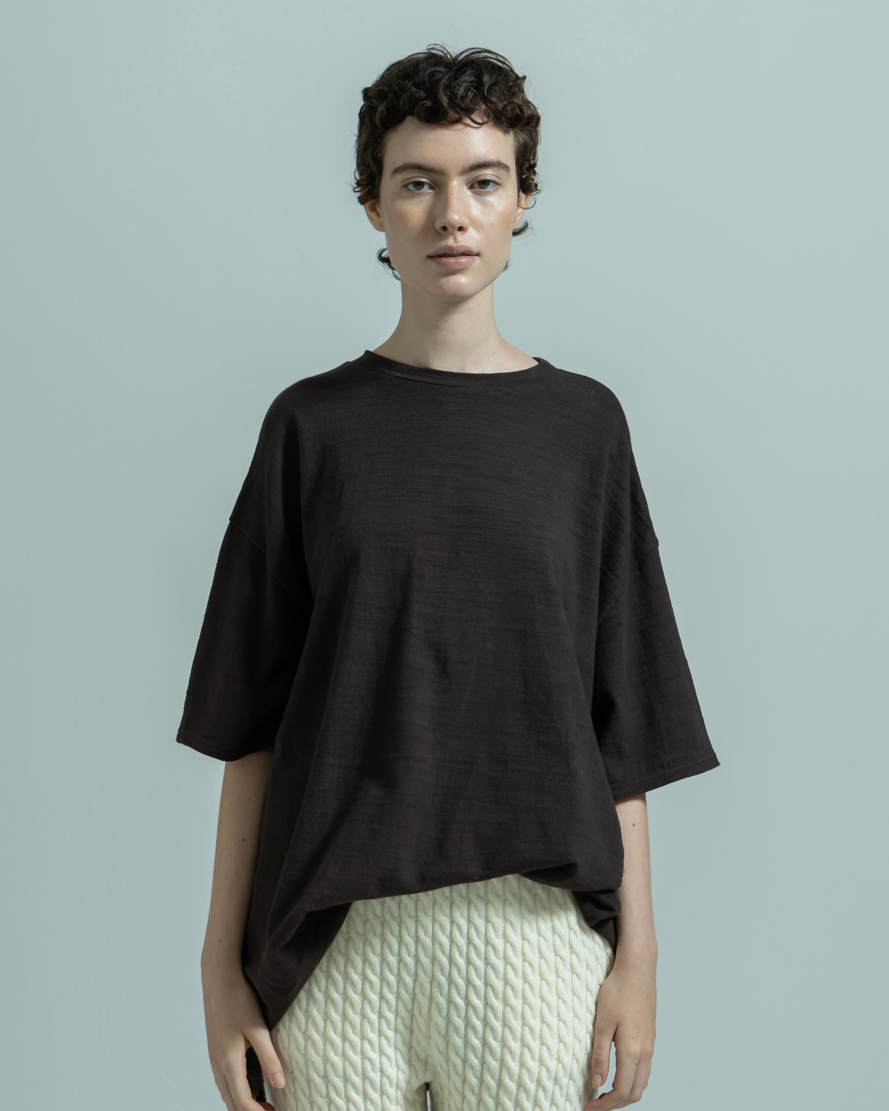 COTTON JERSEY SHORT SLEEVE WIDE PULLOVER(コットンジャージーショートスリーブワイドプルオーバー)|BIYOMA(ビヨーマ)OFFICIAL ONLINE STORE