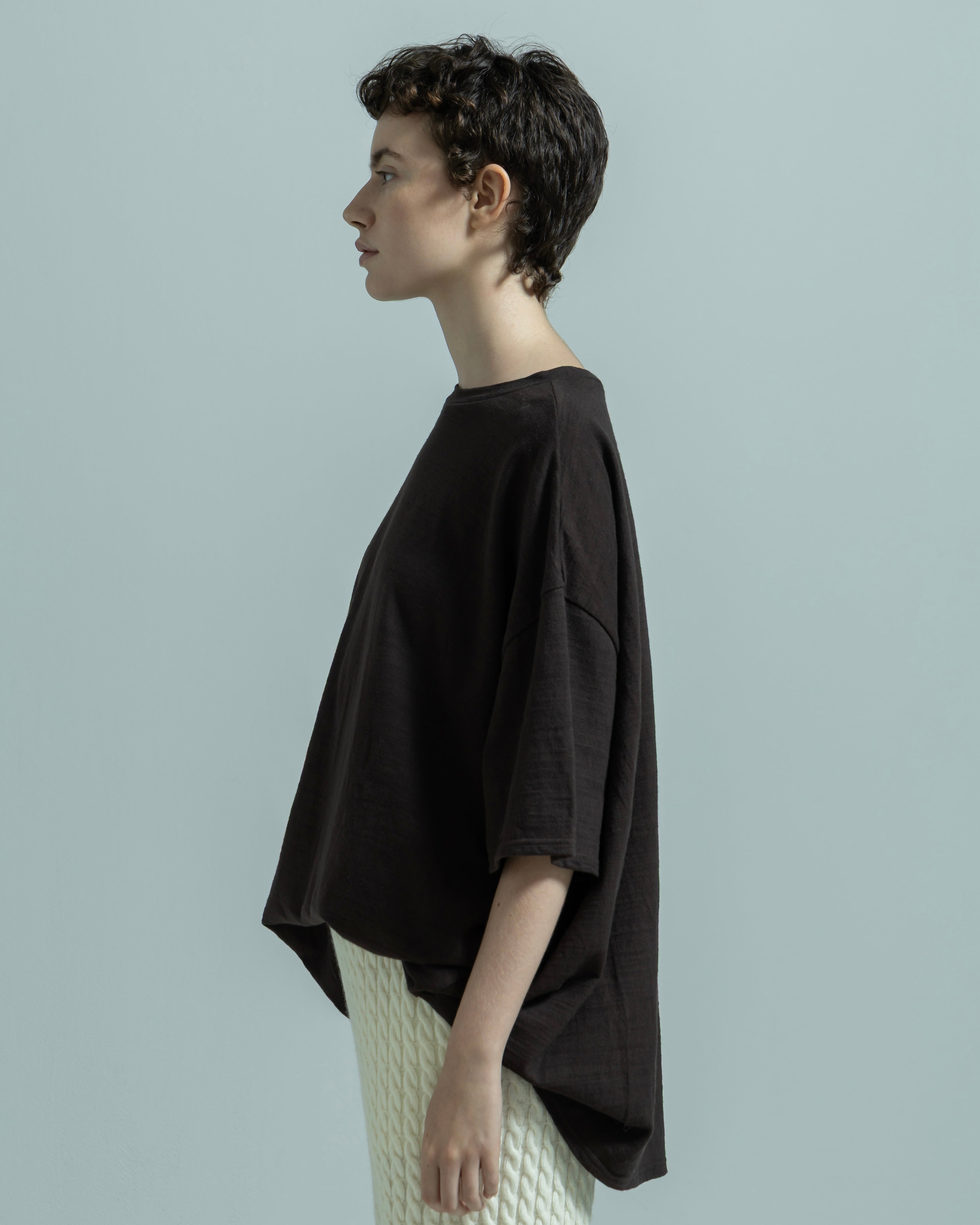 COTTON JERSEY SHORT SLEEVE WIDE PULLOVER(コットンジャージーショートスリーブワイドプルオーバー)|BIYOMA(ビヨーマ)OFFICIAL ONLINE STORE