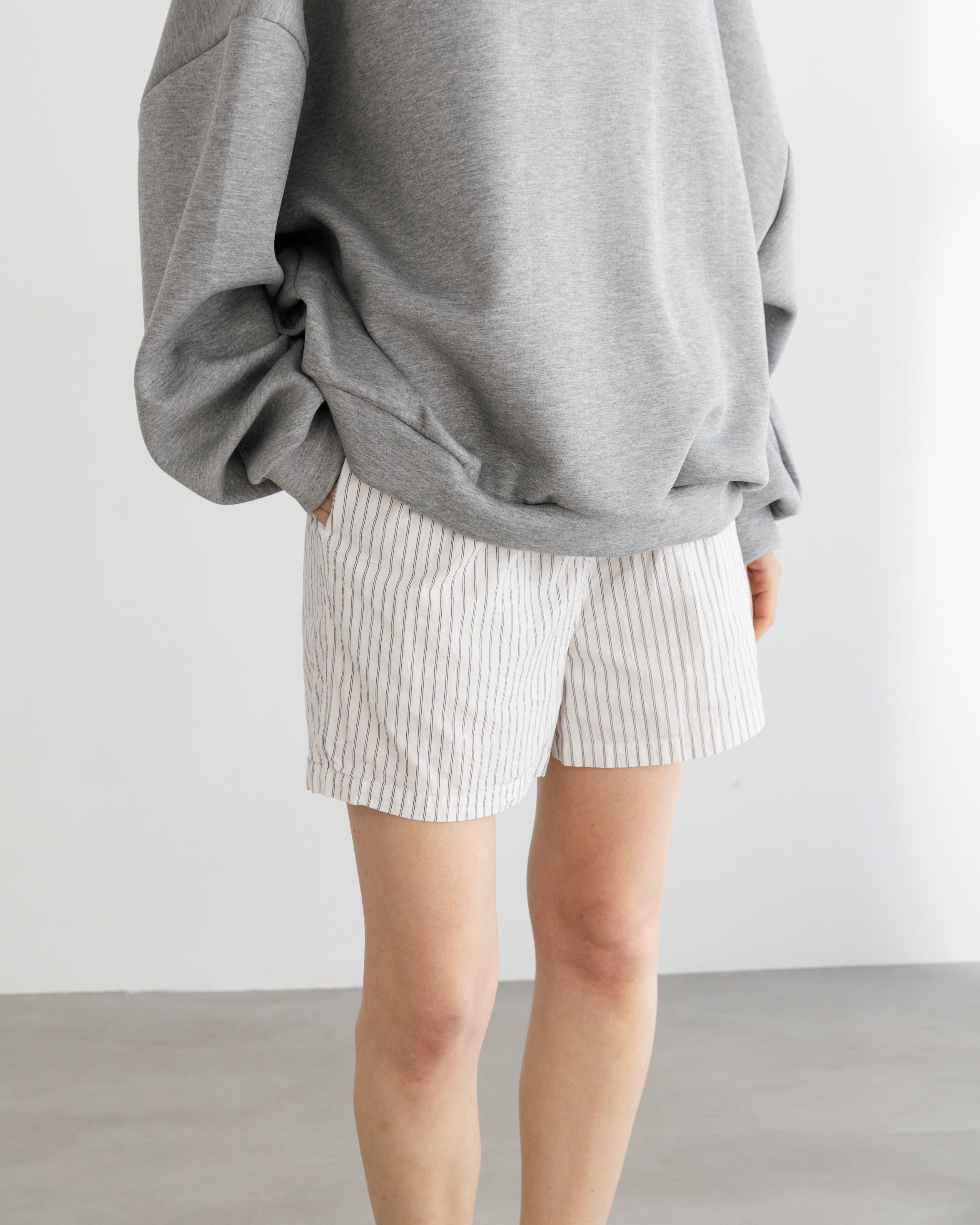 COTTON STRIPE RELAX SHORTS(コットンストライプリラックスショーツ)|BIYOMA(ビヨーマ)OFFICIAL ONLINE STORE