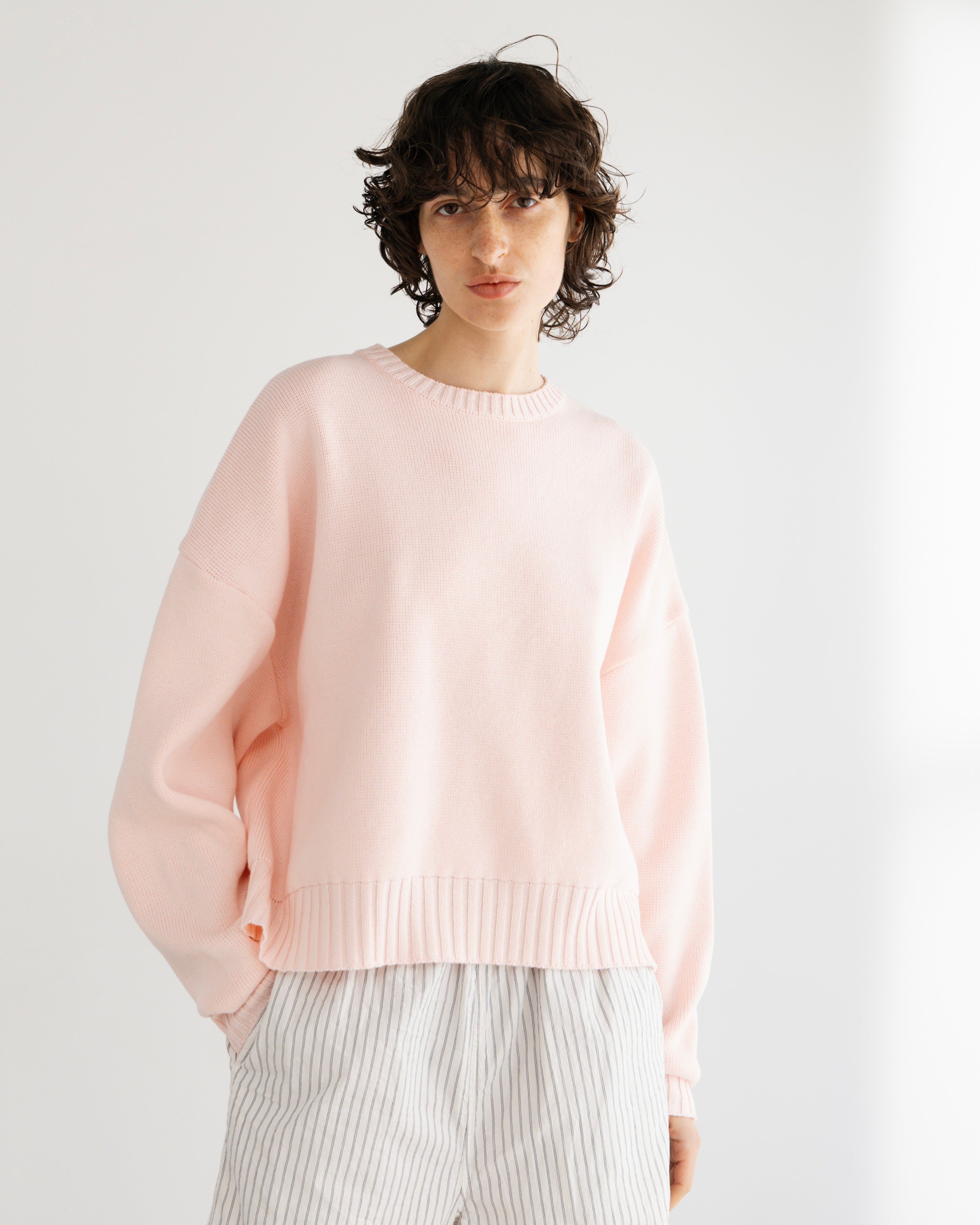 COTTON ACRYLIC KNIT PULLOVER(コットンアクリルニットプルオーバー)|BIYOMA(ビヨーマ)OFFICIAL ONLINE STORE