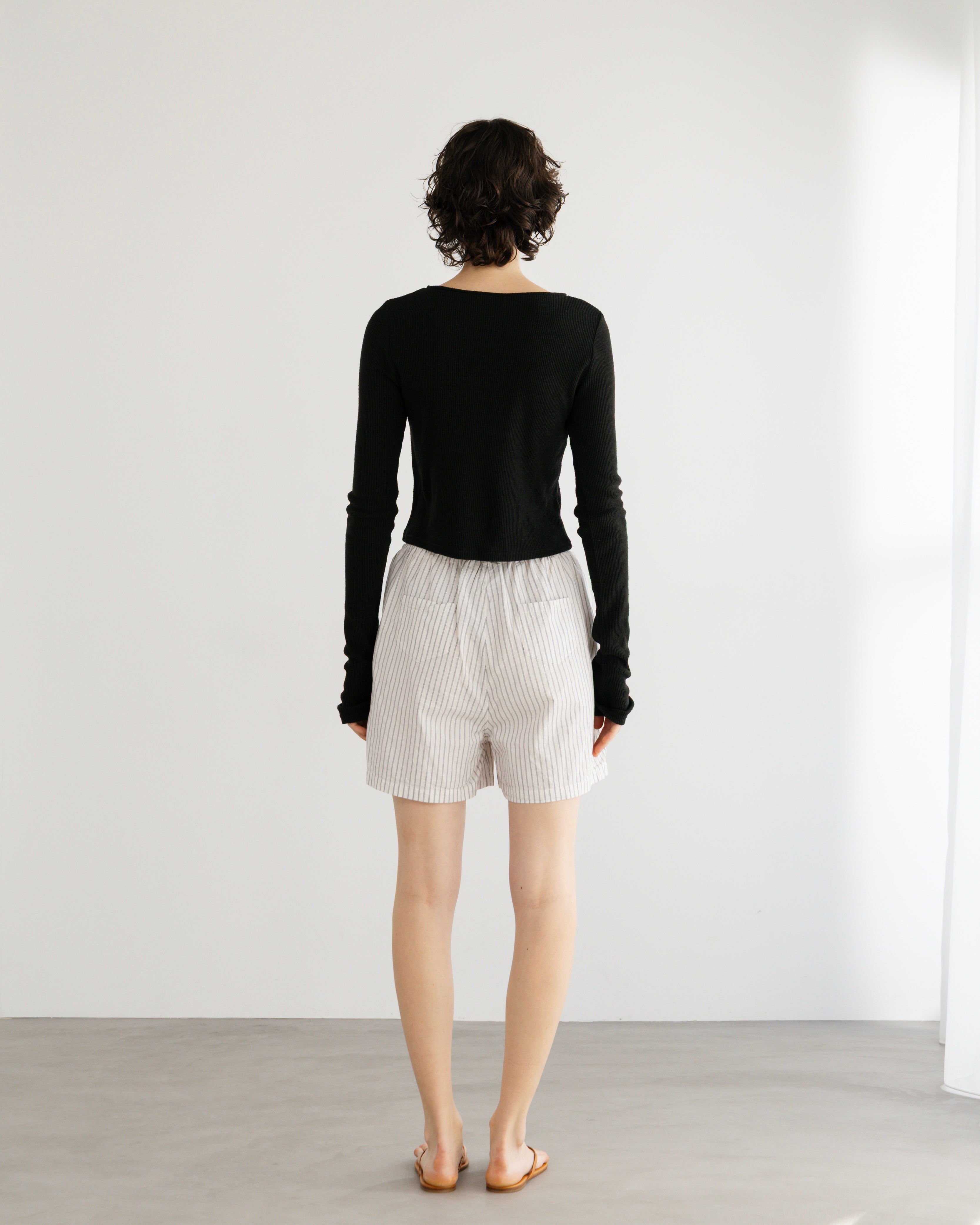 SILK RIB LONG SLEEVE PULLOVER(シルクリブロングスリーブプルオーバー)|BIYOMA(ビヨーマ)OFFICIAL ONLINE STORE