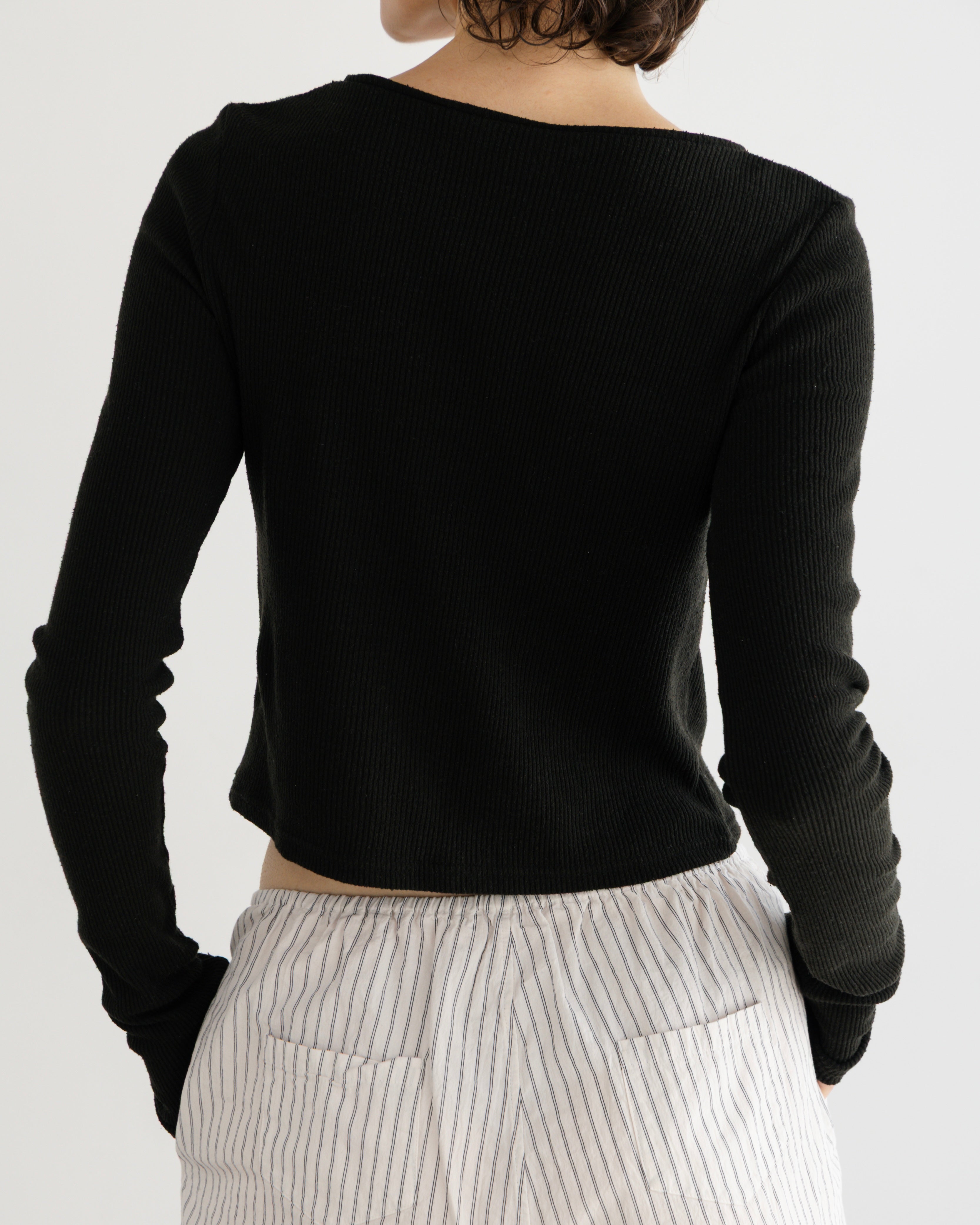 SILK RIB LONG SLEEVE PULLOVER(シルクリブロングスリーブプルオーバー)|BIYOMA(ビヨーマ)OFFICIAL ONLINE STORE