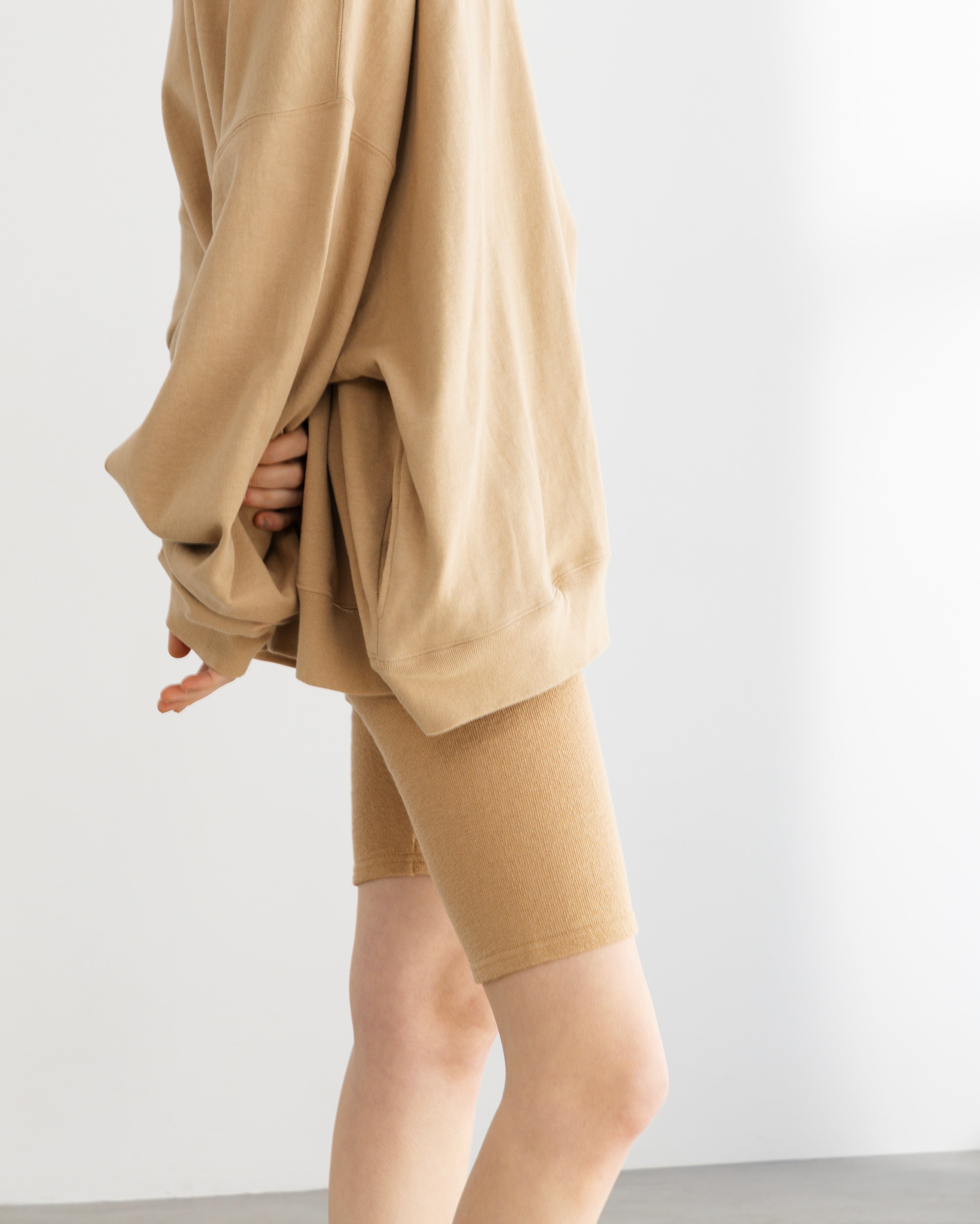 COTTON LINEN RIB SHORT LEGGINGS(コットンリネンリブショートレギンス)|BIYOMA(ビヨーマ)OFFICIAL ONLINE STORE
