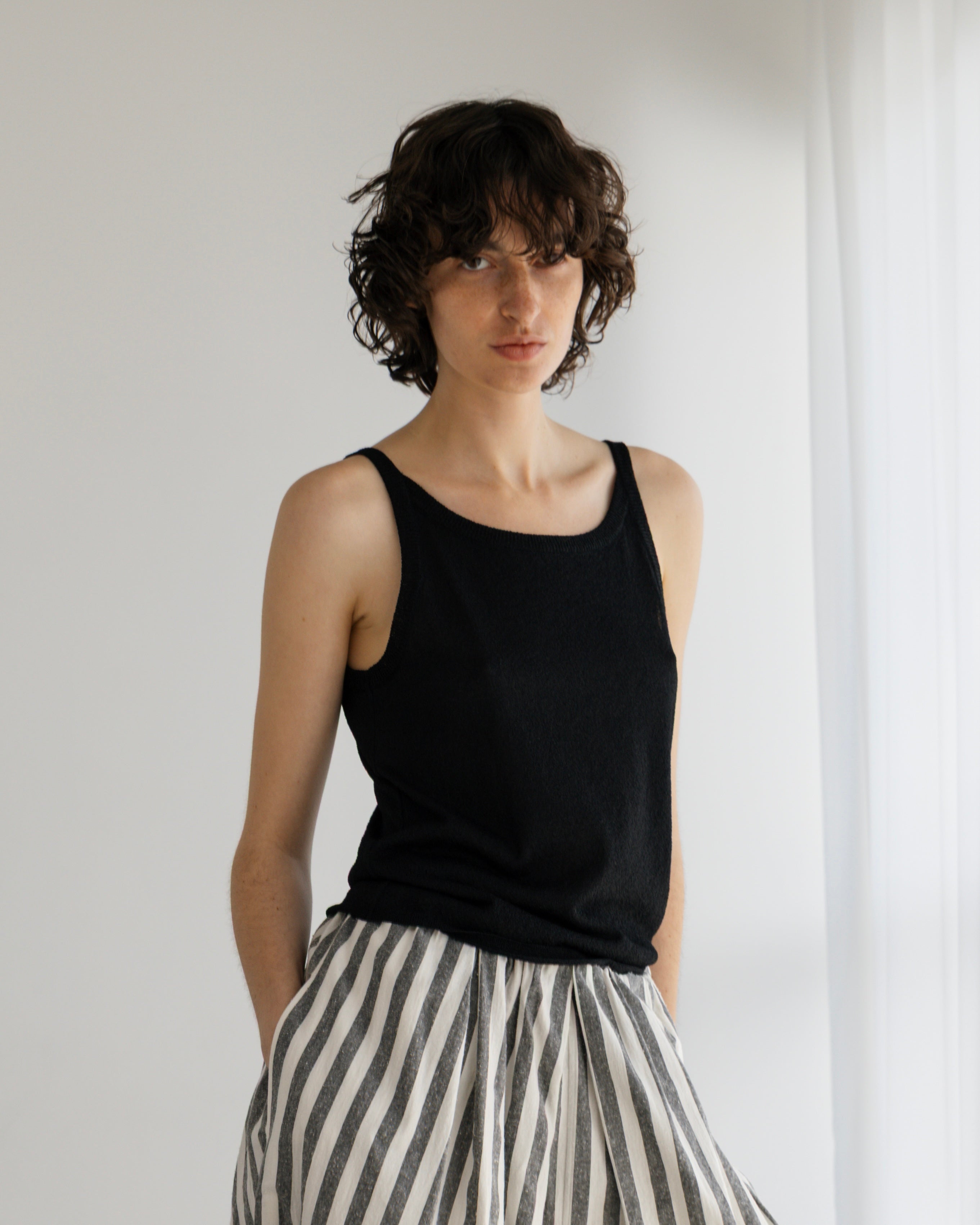 POLYESTER POWDERY KNIT CAMISOLE(ポリエステルパウダリーニットキャミソール)|BIYOMA(ビヨーマ)OFFICIAL ONLINE STORE