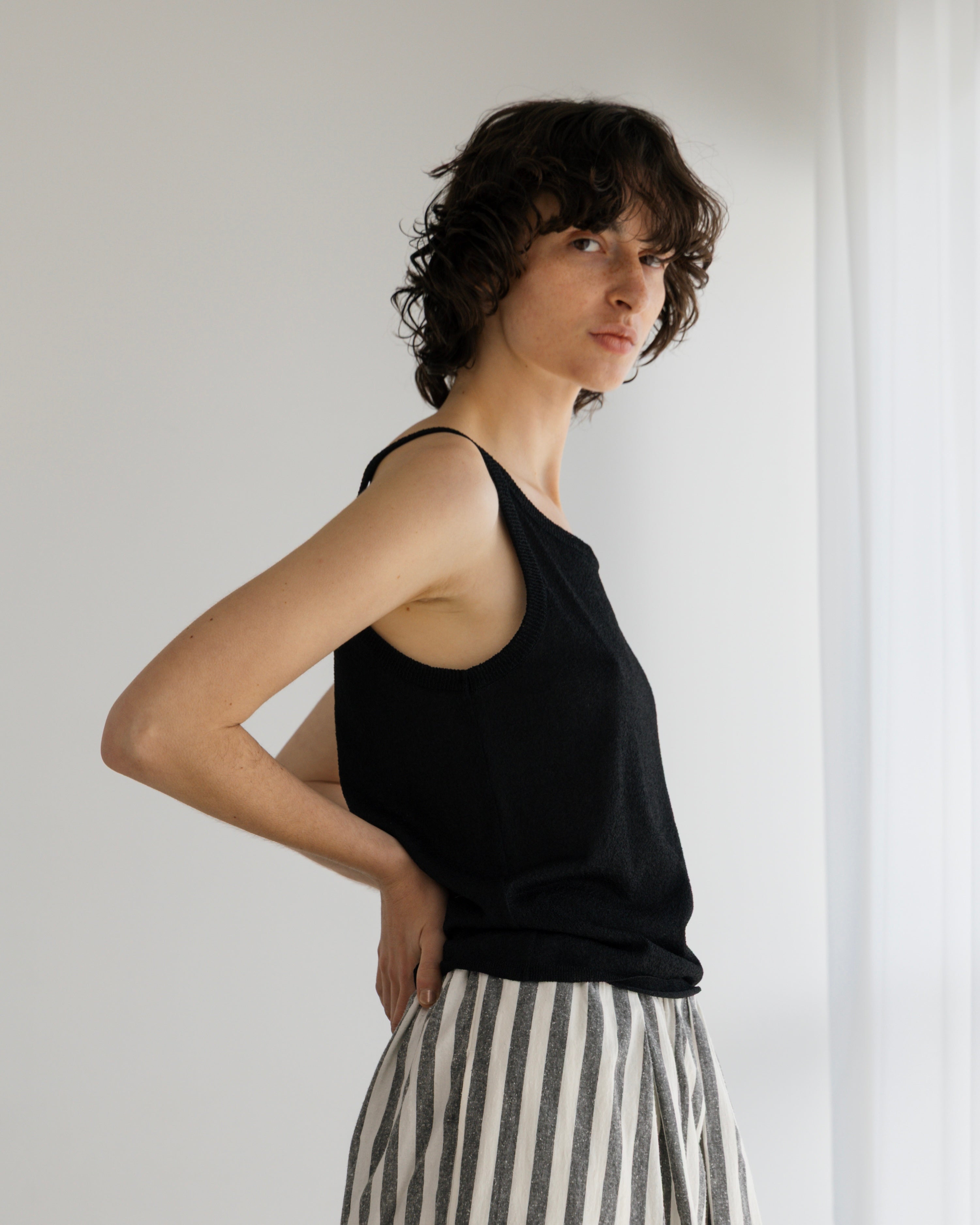 POLYESTER POWDERY KNIT CAMISOLE(ポリエステルパウダリーニットキャミソール)|BIYOMA(ビヨーマ)OFFICIAL ONLINE STORE