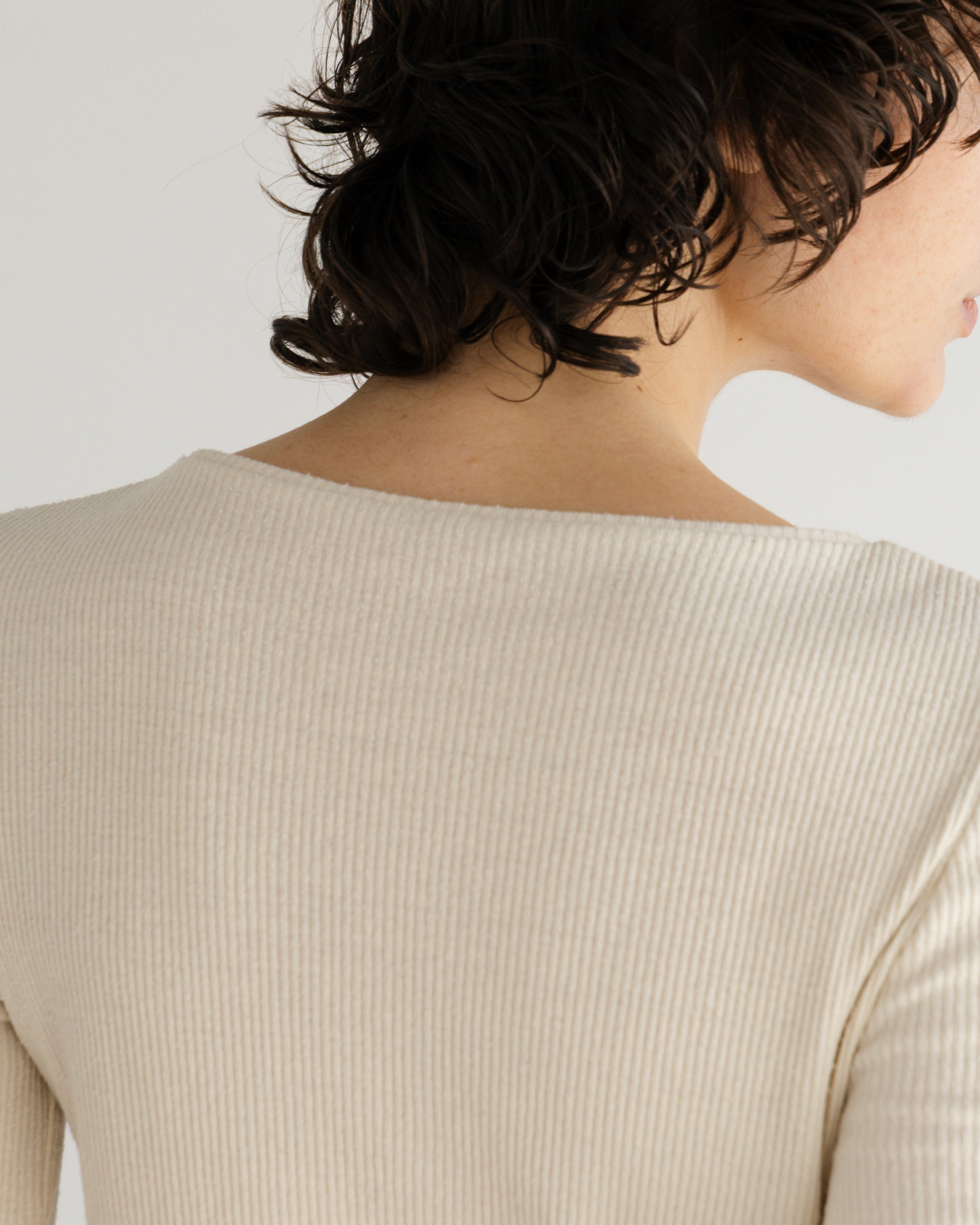 SILK RIB LONG SLEEVE PULLOVER(シルクリブロングスリーブプルオーバー)|BIYOMA(ビヨーマ)OFFICIAL ONLINE STORE